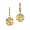Artemis Zodiac Diamond Hoop Earrings sold by Pascal Design Official