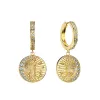 Artemis Zodiac Diamond Hoop Earrings sold by Pascal Design Official