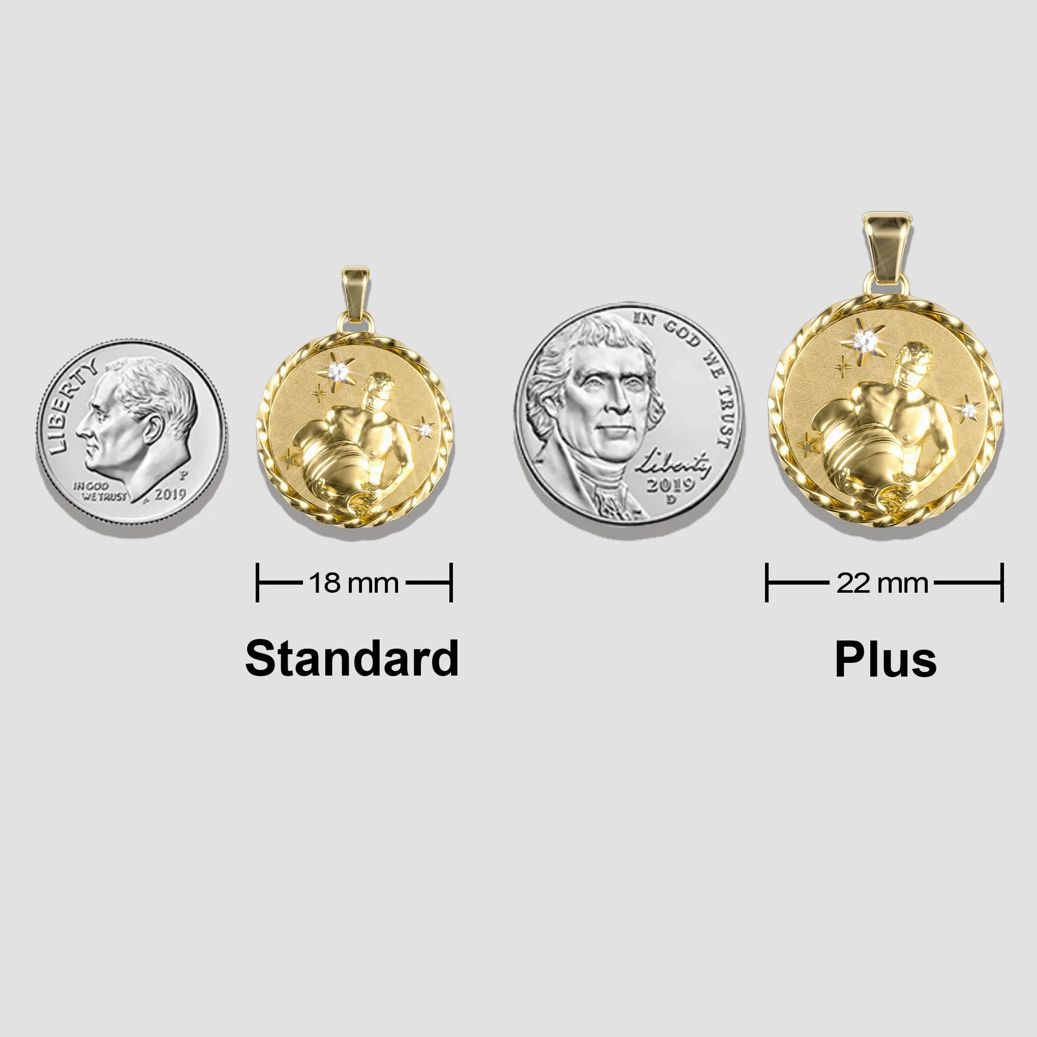 Aquarius Amulet Pendant sold by Pascal Design Official product image thumbnail 4