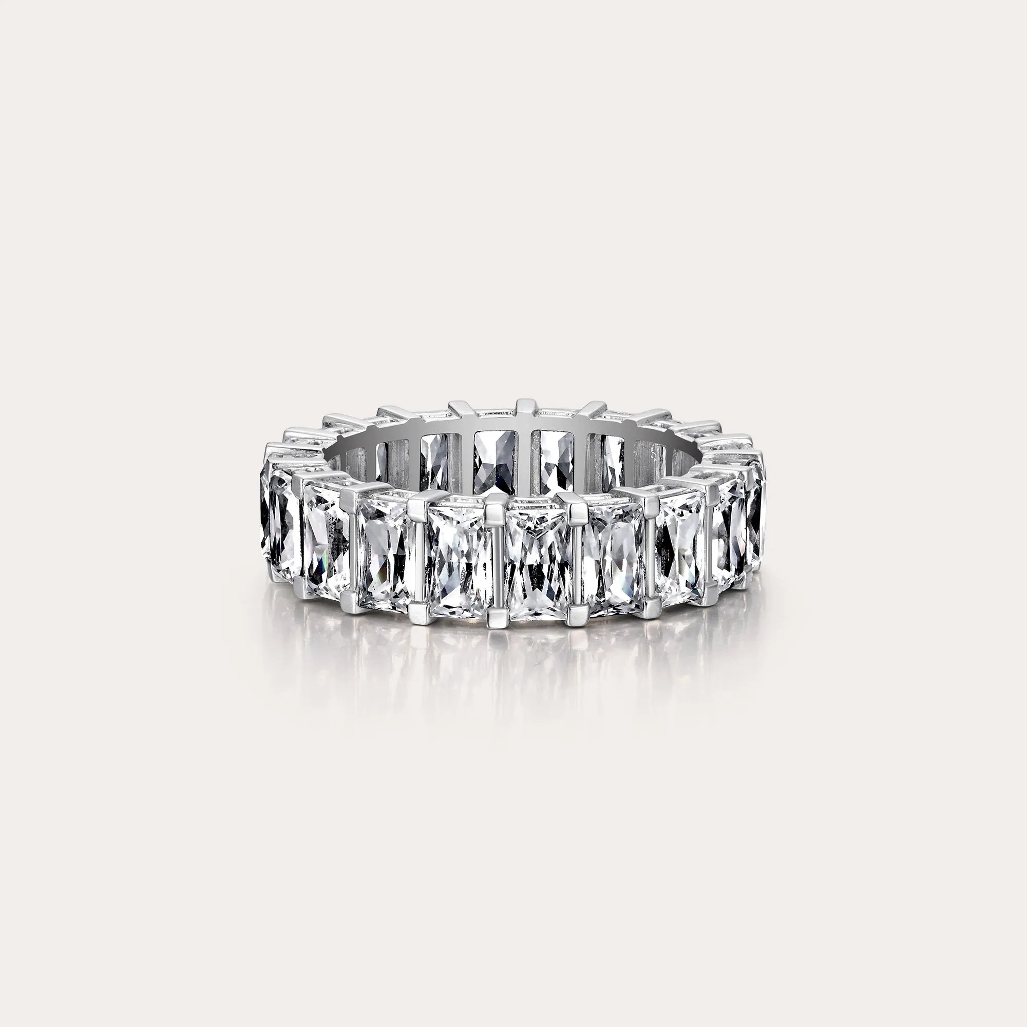 Cluster Baguettes Diamond Eternity Ring sold by Pascal Design Official