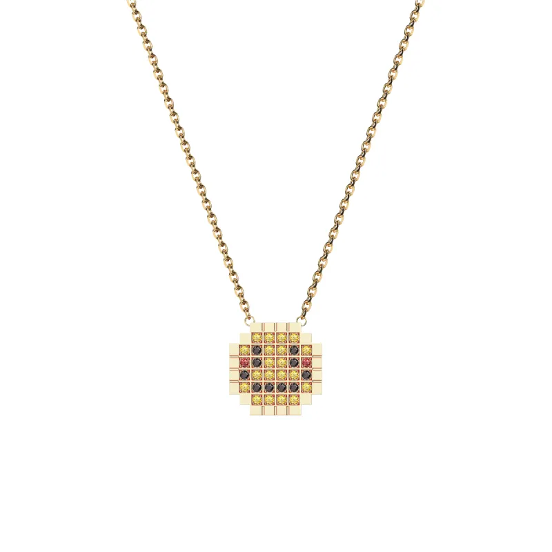 Mélange Emoji Diamond Necklace sold by Pascal Design Official