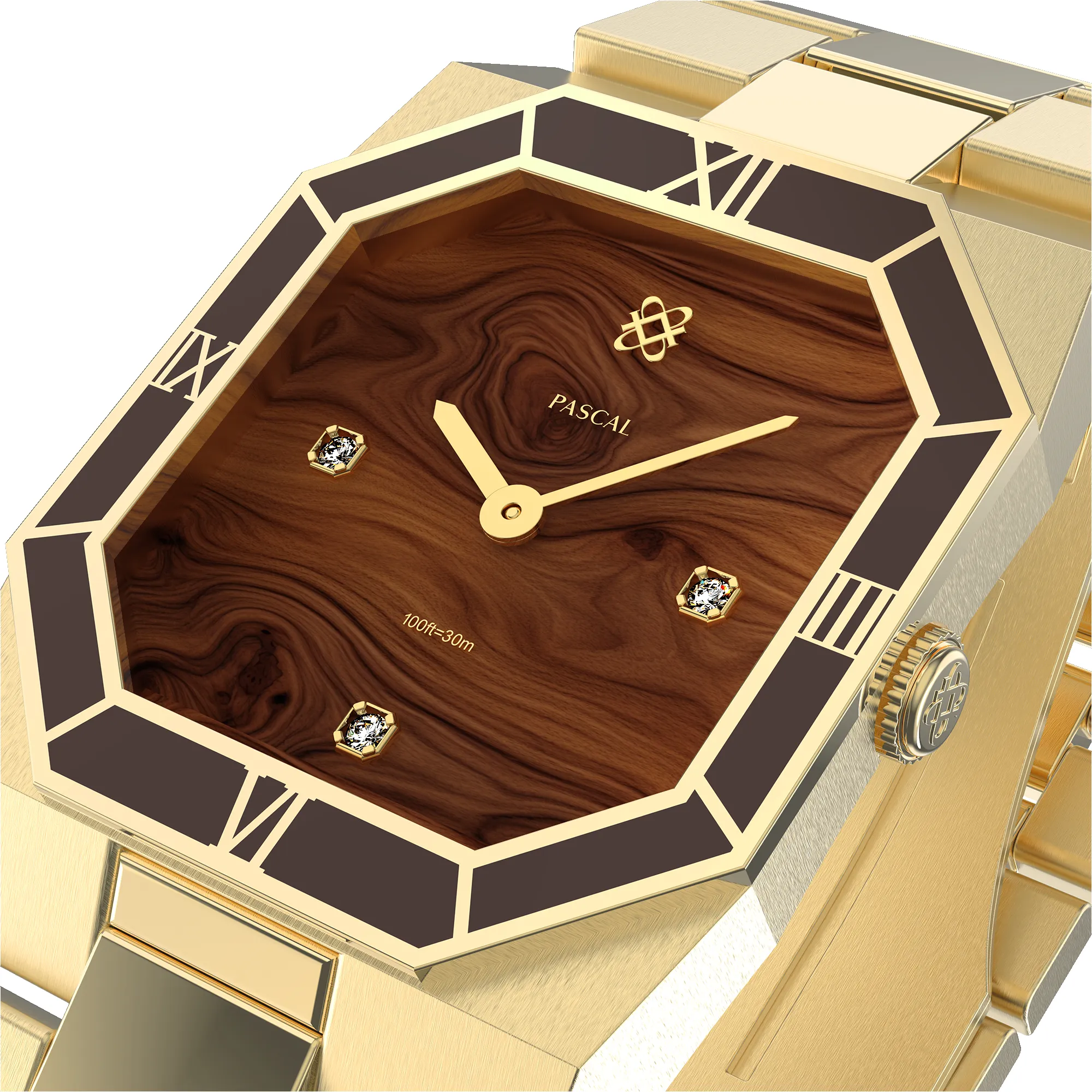 Octagonal Enamel Diamond Watch sold by Pascal Design Official product image thumbnail 5