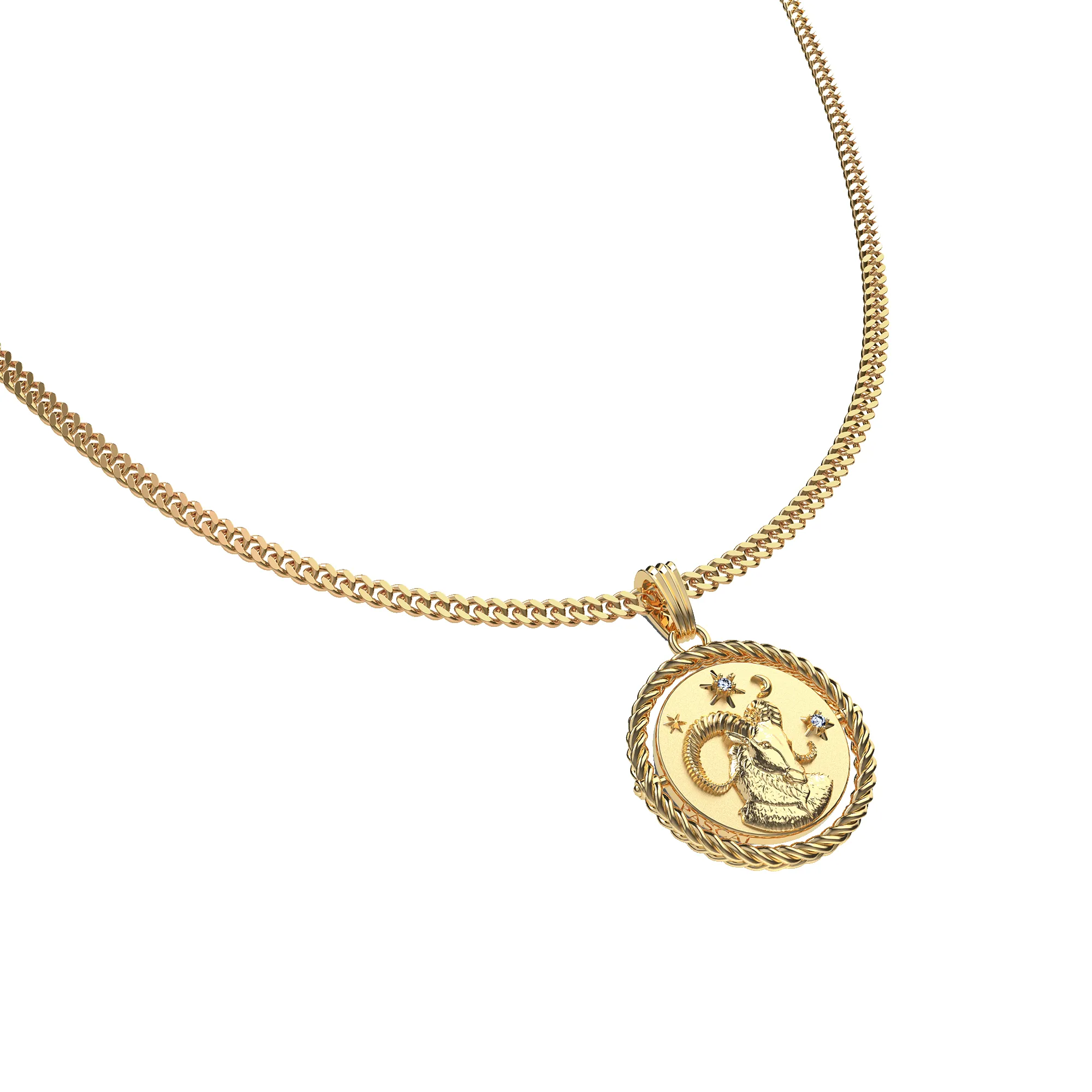 Reversible Aries Diamond Necklace sold by Pascal Design Official product image thumbnail 3