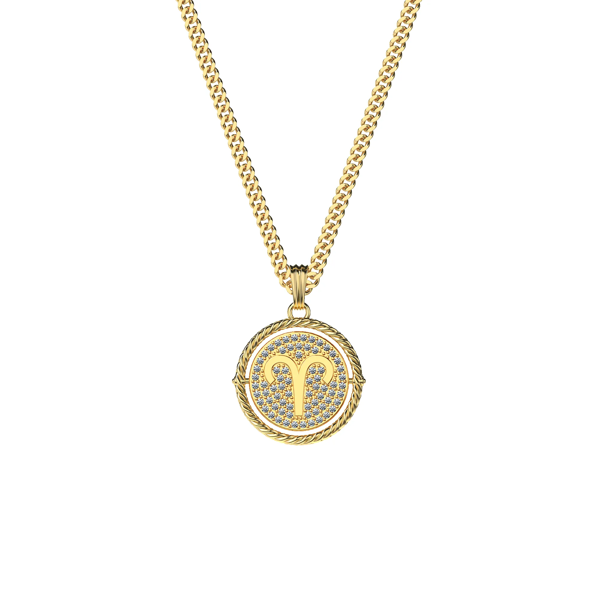Reversible Aries Diamond Necklace sold by Pascal Design Official product image thumbnail 2