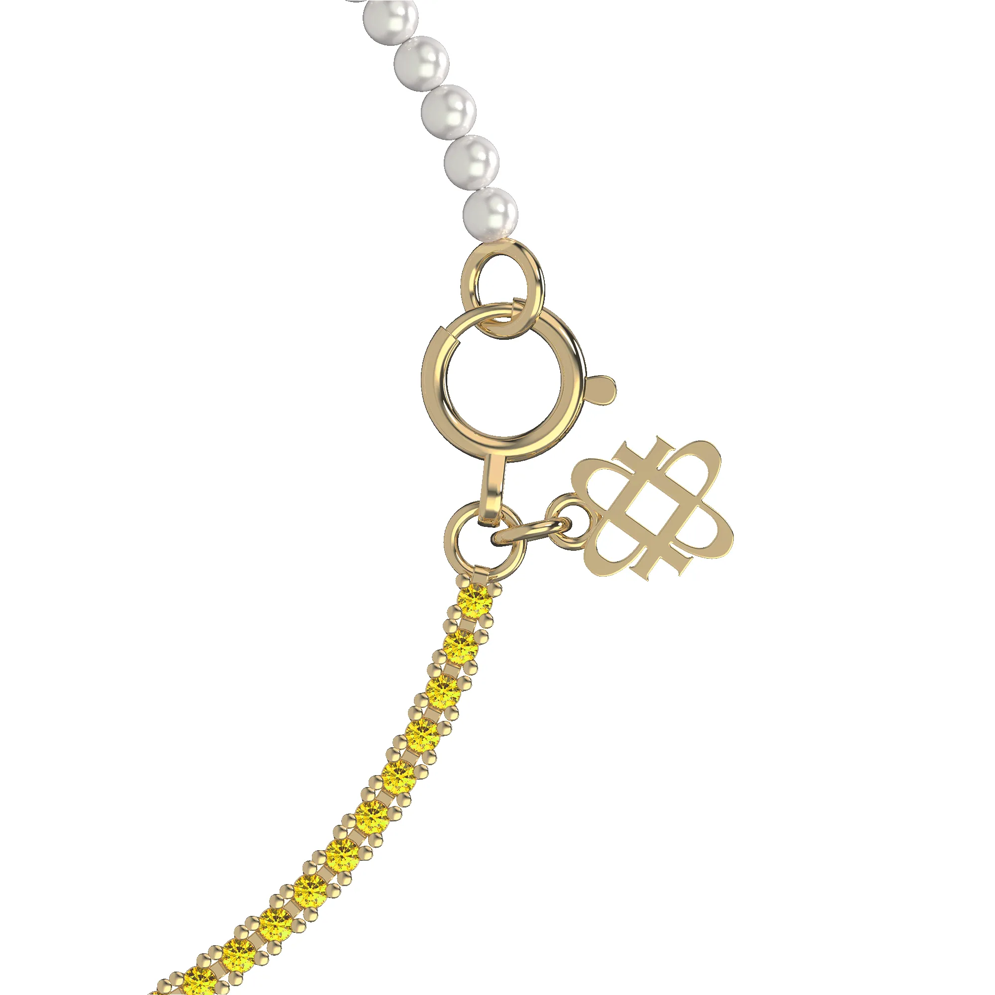 Fusion Diamond Pearl Bracelet sold by Pascal Design Official product image thumbnail 2