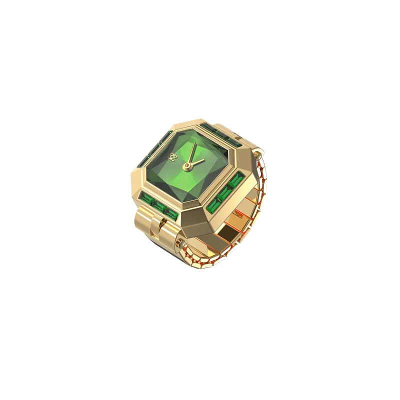 Sofia Prism Cocktail Watch Ring sold by Pascal Design Official