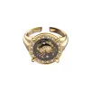 Cancer Agate Diamond Ring sold by Pascal Design Official