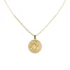 Sagittarius Amulet Pendant With Pave Diamond Rim sold by Pascal Design Official