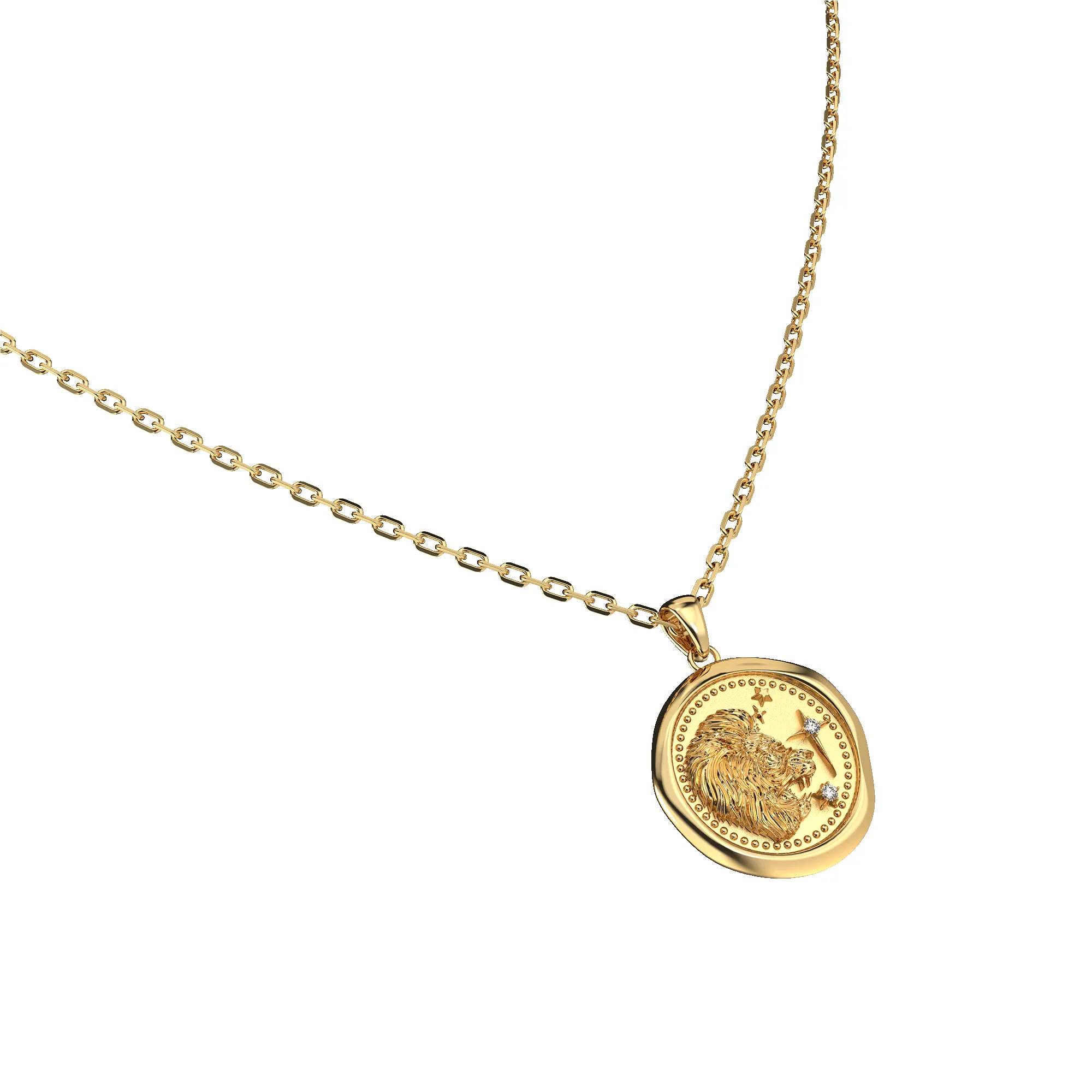 AstroSeal Leo Diamond Necklace sold by Pascal Design Official product image thumbnail 3