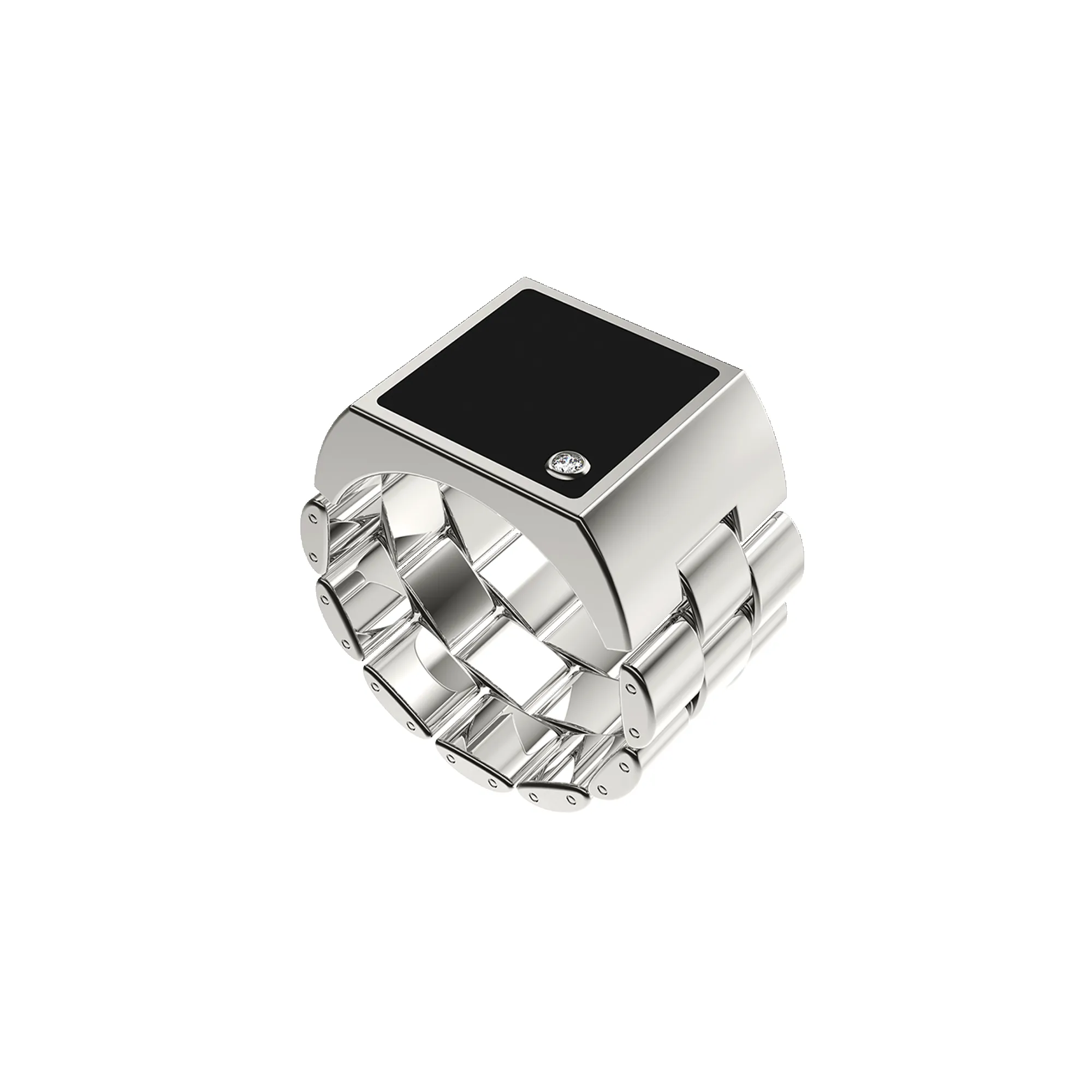 Rollie Diamond Signet Ring sold by Pascal Design Official product image thumbnail 2