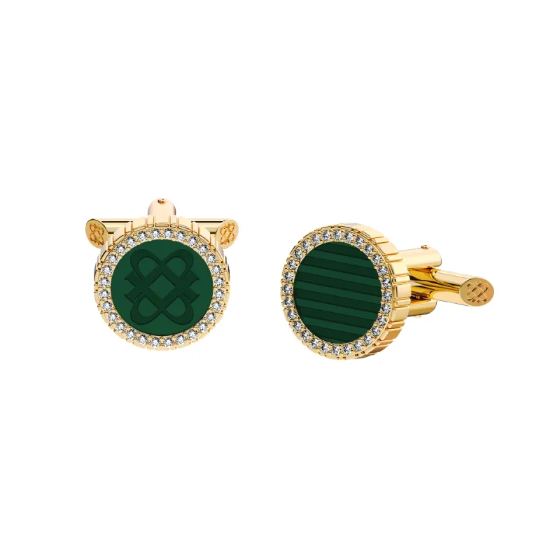 PASCAL Classic Striped Diamond Cufflinks sold by Pascal Design Official