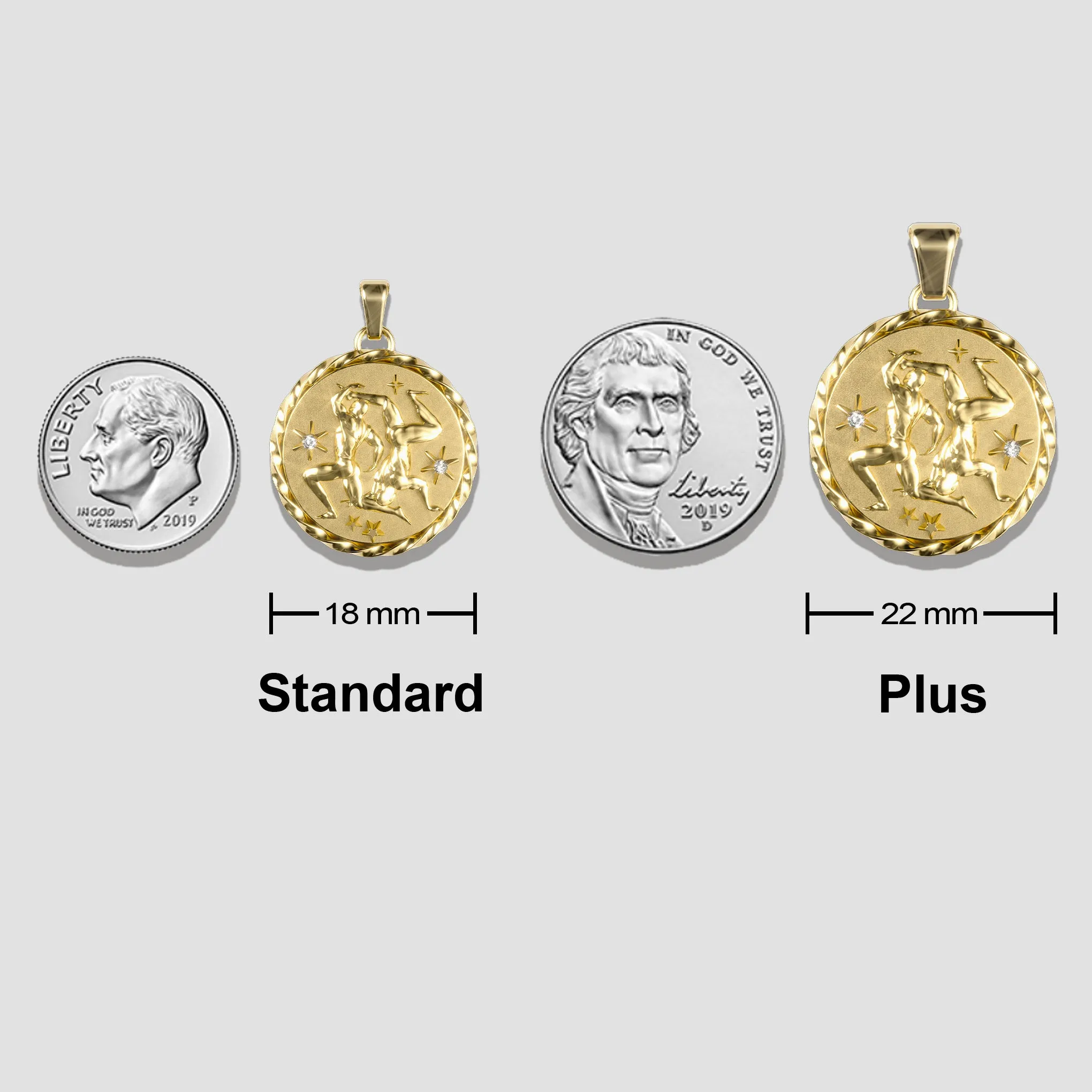 Gemini Amulet Necklace sold by Pascal Design Official product image thumbnail 4