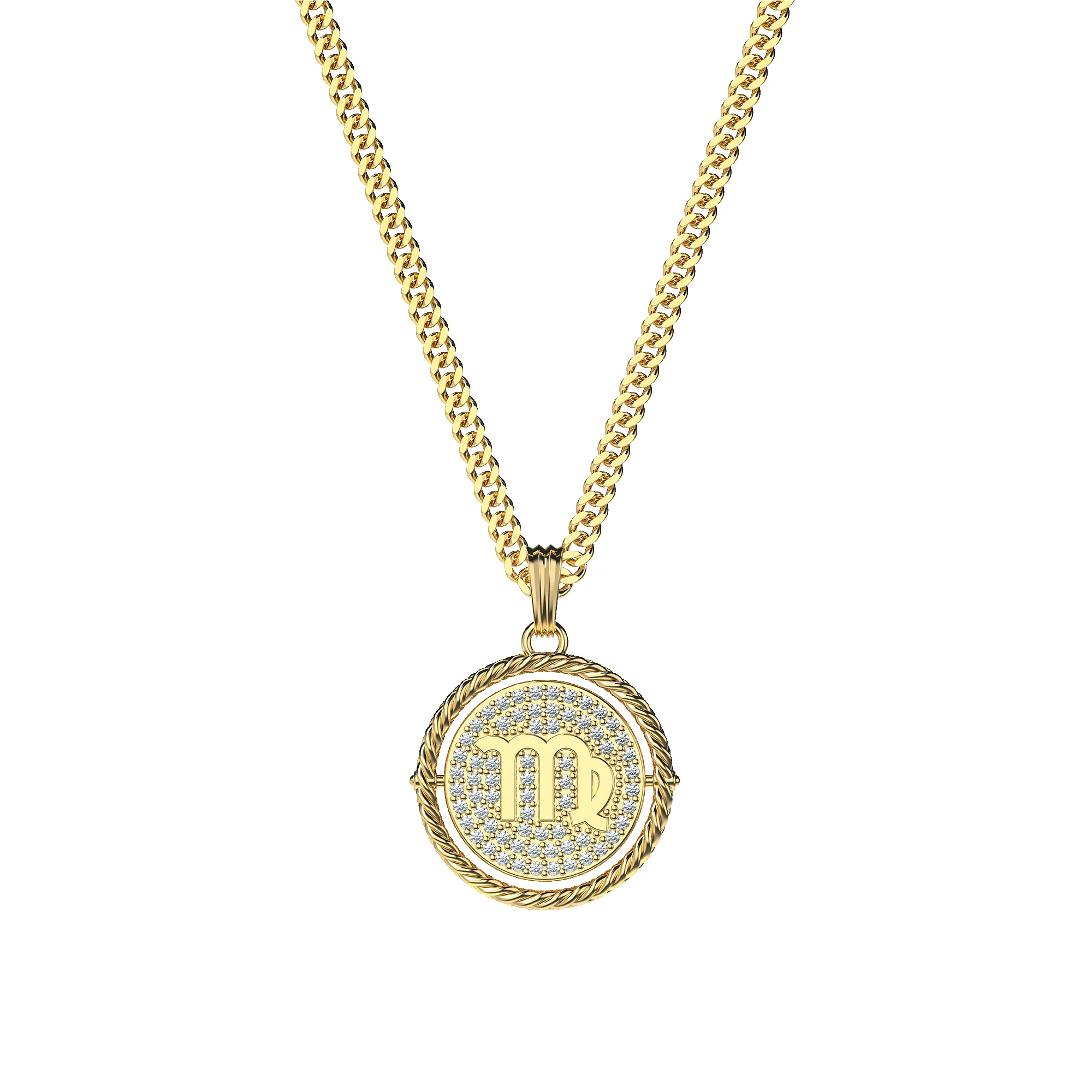 Reversible Virgo Diamond Necklace sold by Pascal Design Official product image thumbnail 2