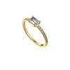 Solitaire Emerald Cut Diamond Eternity Ring sold by Pascal Design Official