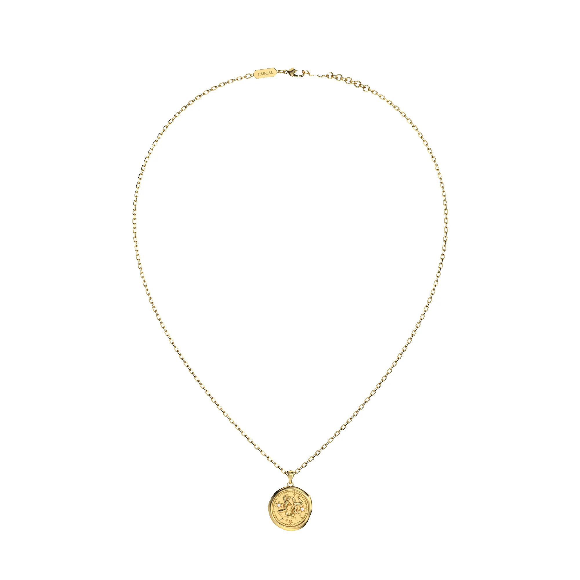 AstroSeal Gemini Diamond Necklace sold by Pascal Design Official product image thumbnail 4