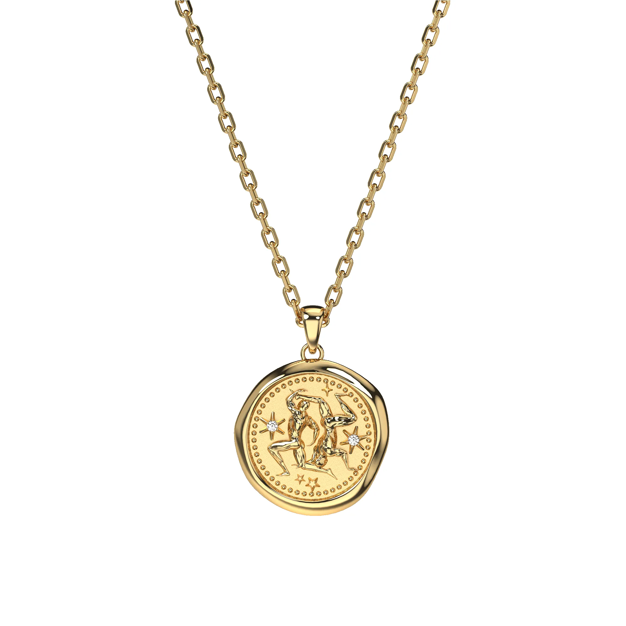 AstroSeal Gemini Diamond Necklace sold by Pascal Design Official