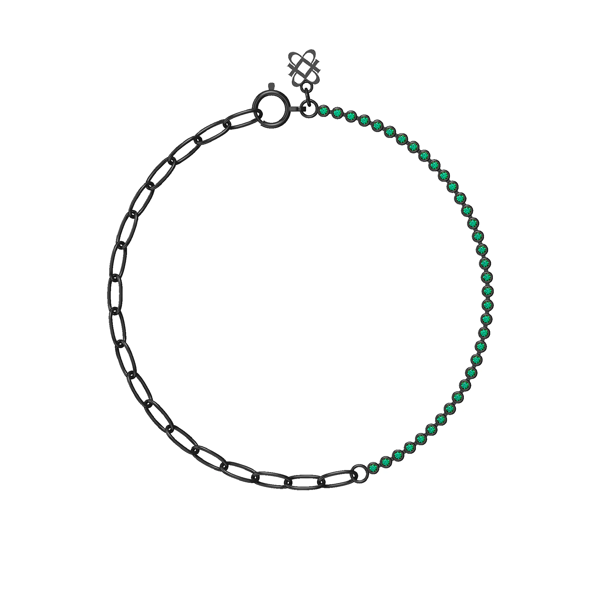 Fusion Diamond Tennis Chain Bracelet sold by Pascal Design Official