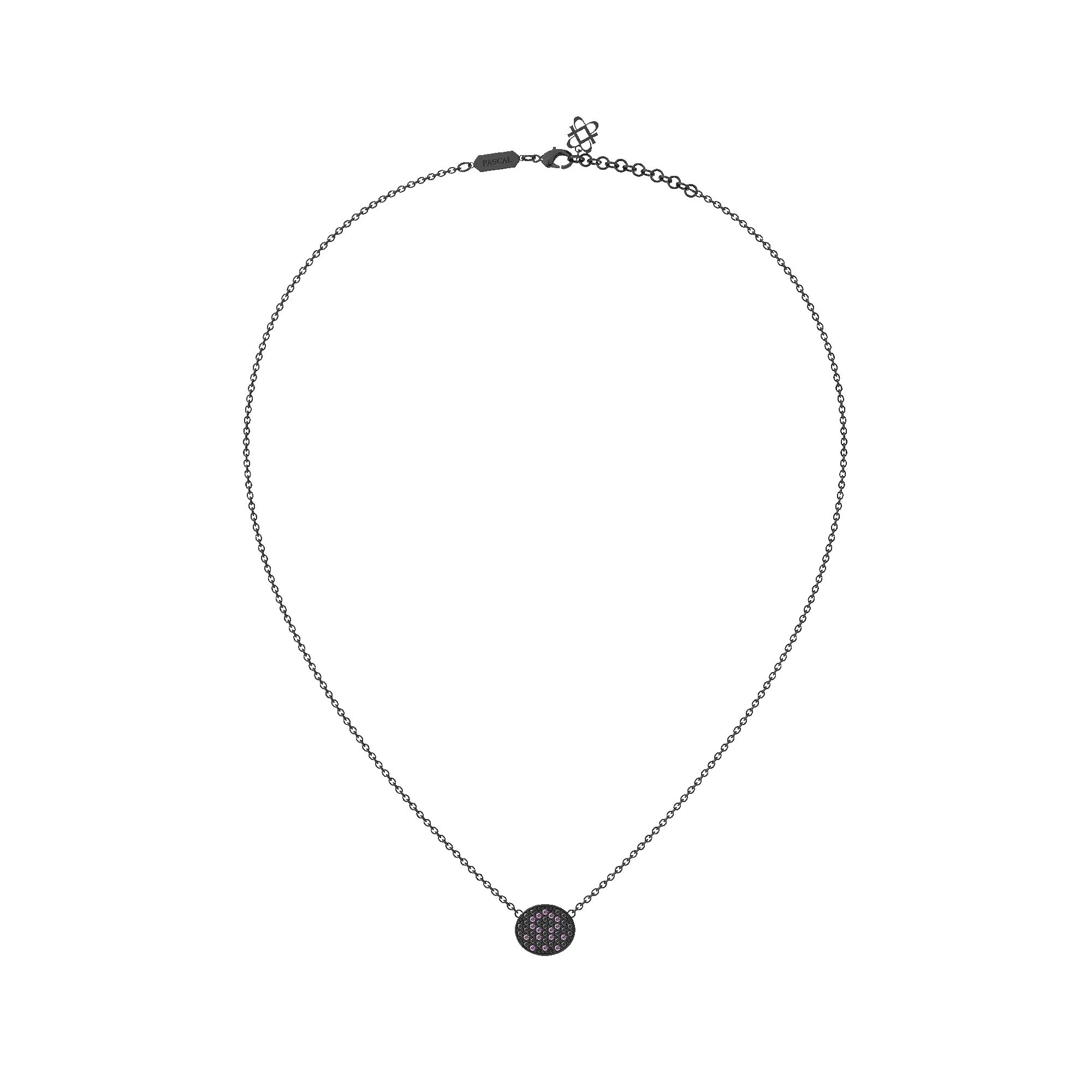 Mélange Libra Diamond Necklace sold by Pascal Design Official product image thumbnail 4