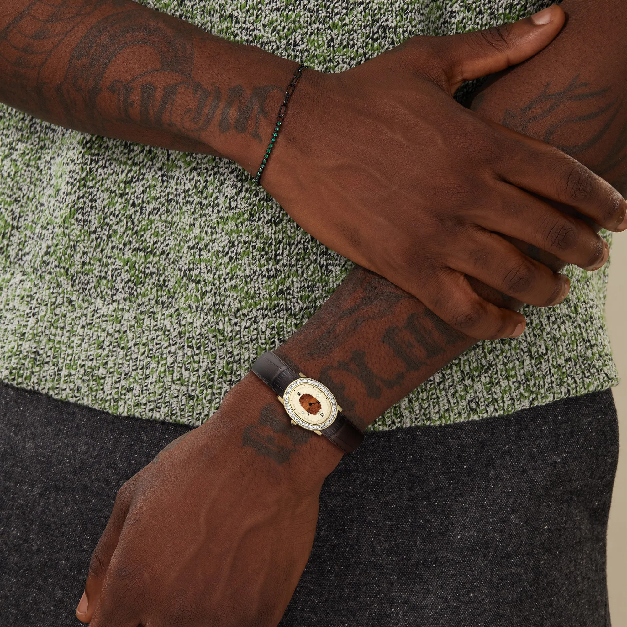 Oval Halo Diamond Watch (24mm x 30mm) sold by Pascal Design Official product image thumbnail 2