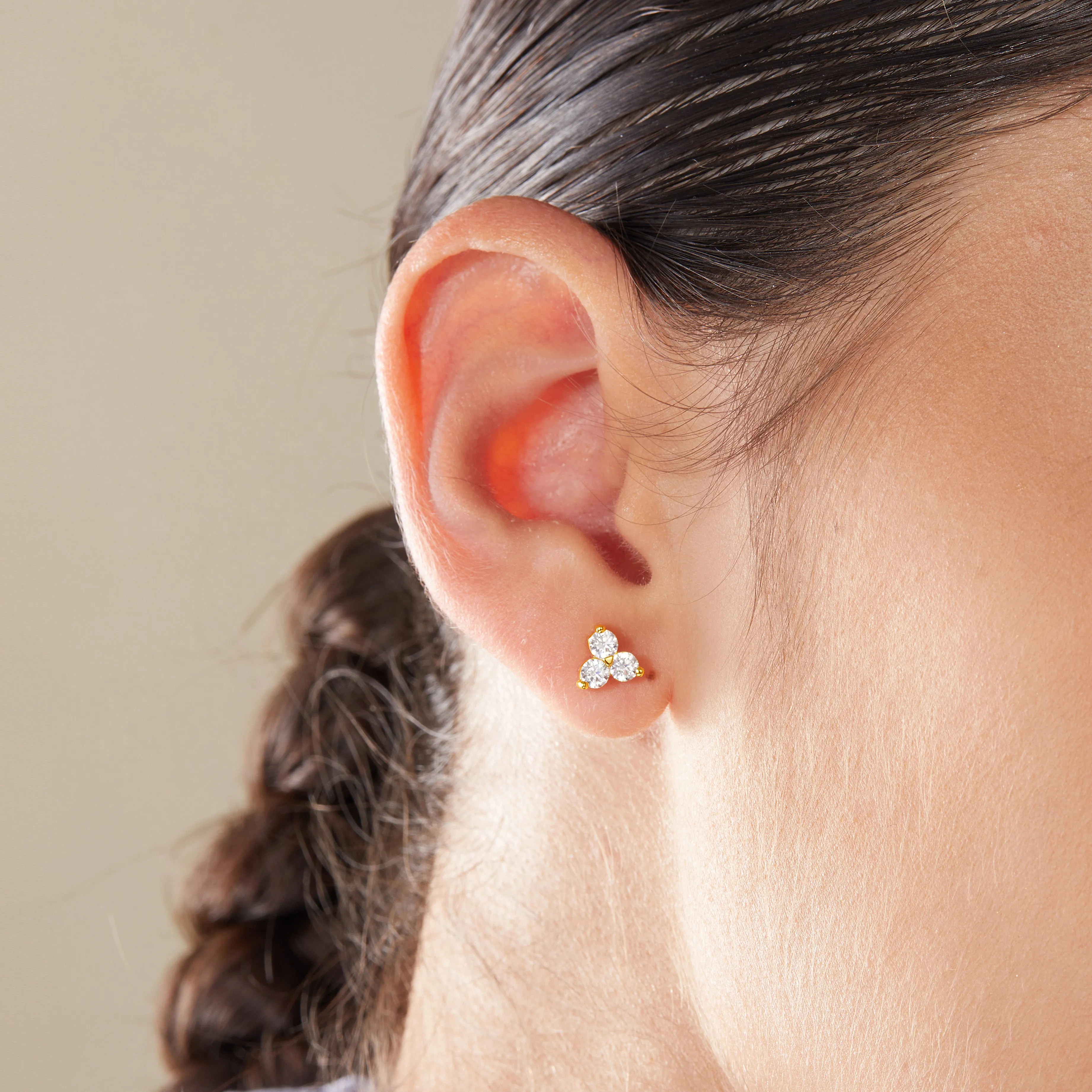 'Trinity' Stud Earring sold by Pascal Design Official product image thumbnail 4