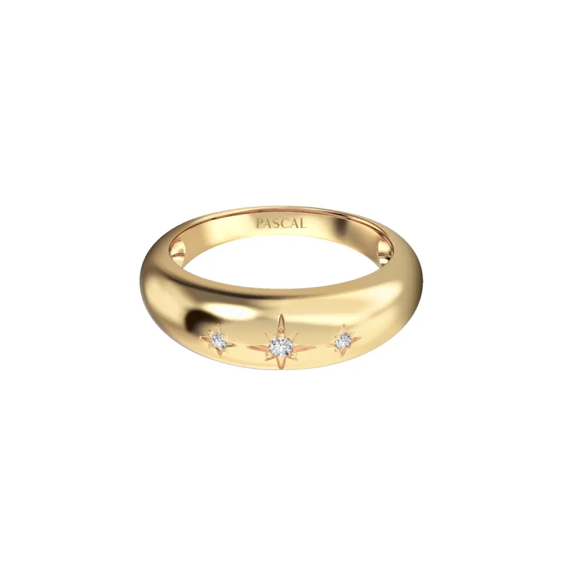 Octagram Star Diamond Promise Ring sold by Pascal Design Official