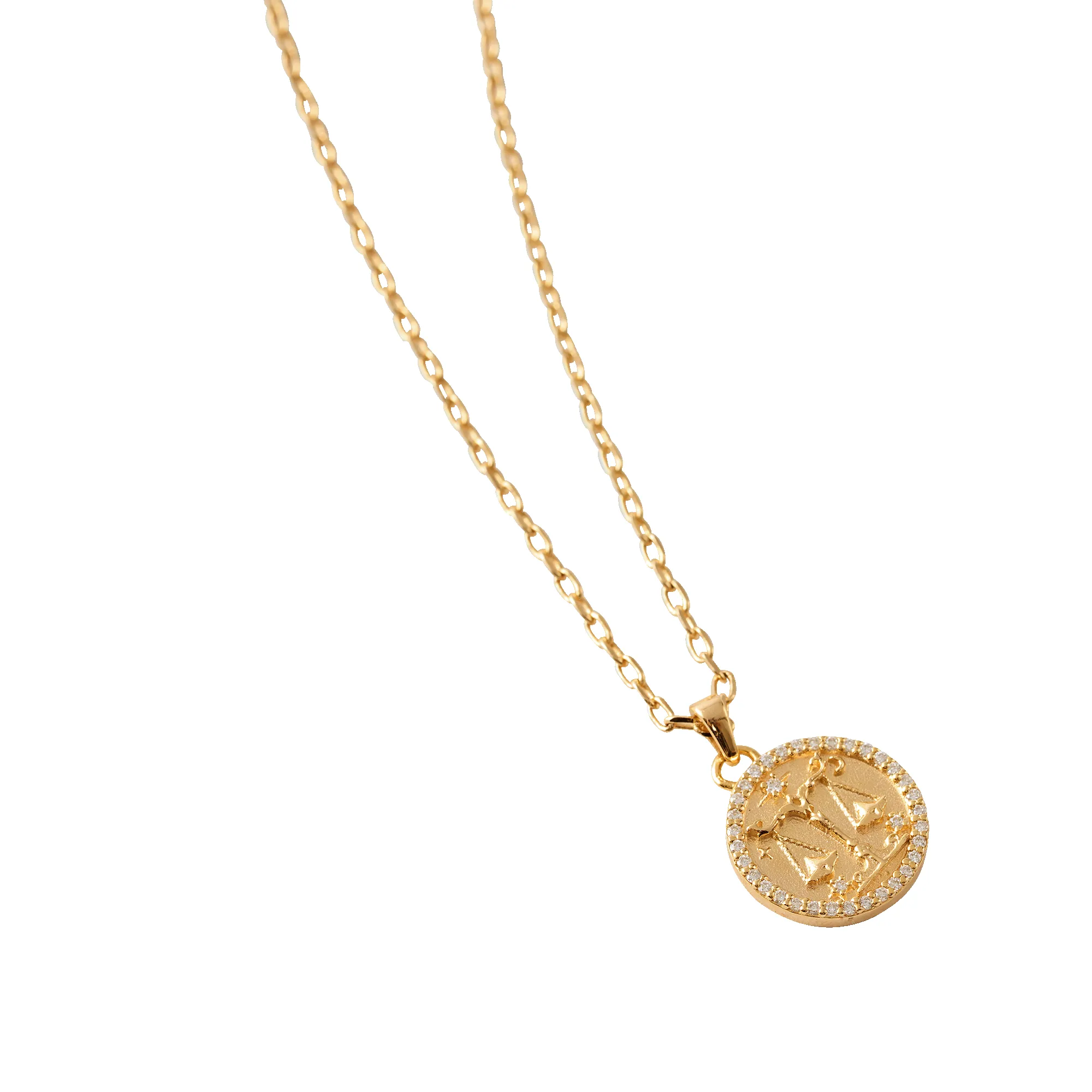 Libra Amulet Pendant With Pave Diamond Rim sold by Pascal Design Official product image thumbnail 4