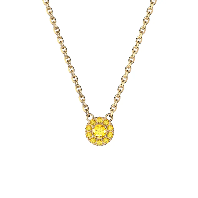 Halo Diamond Necklace sold by Pascal Design Official