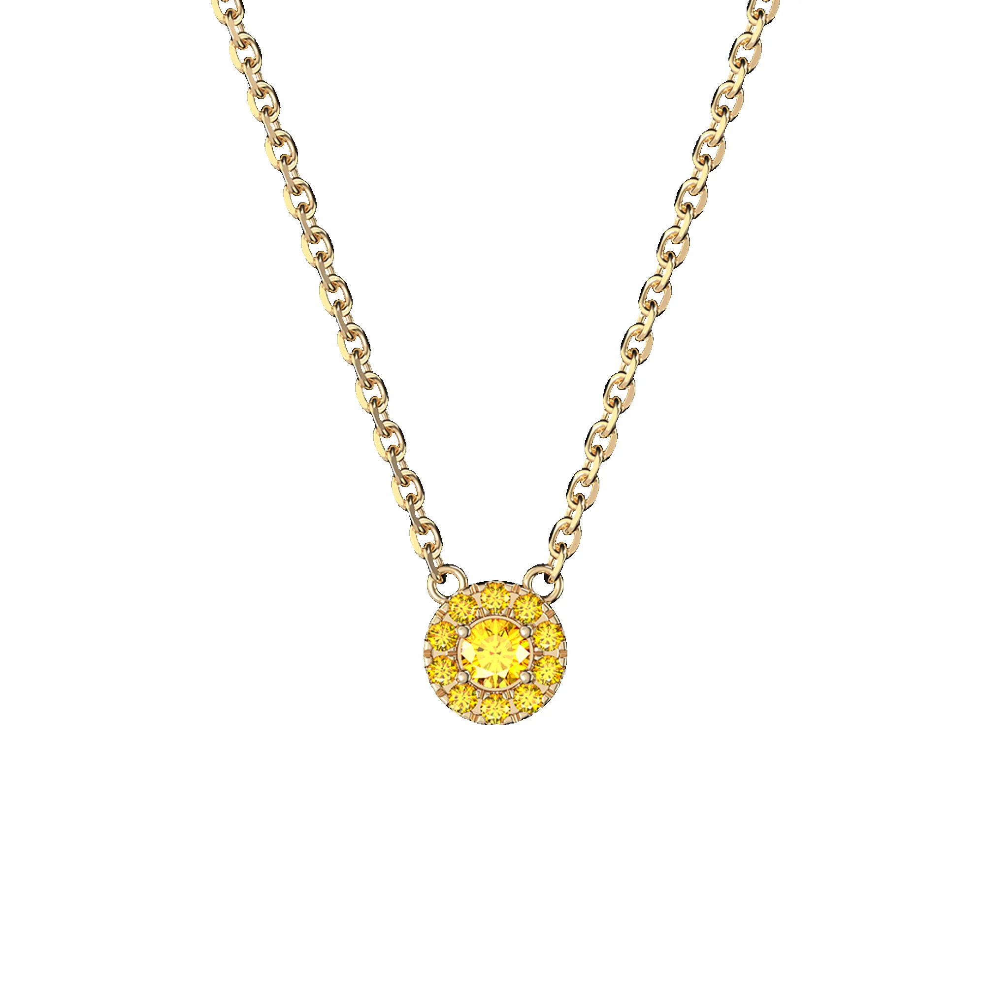 Halo Diamond Necklace sold by Pascal Design Official