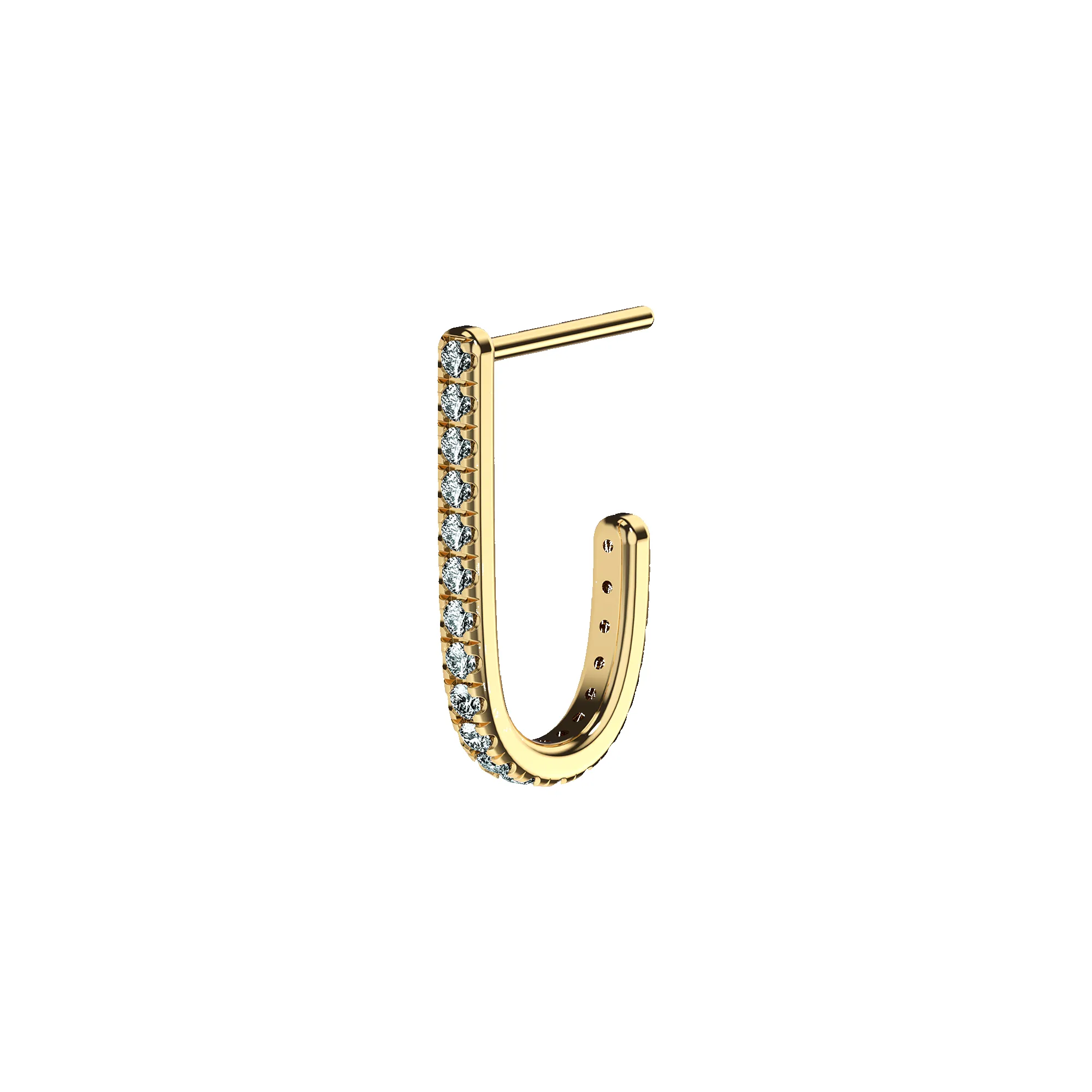 Fusion Diamond Hoop Earrings sold by Pascal Design Official product image thumbnail 3