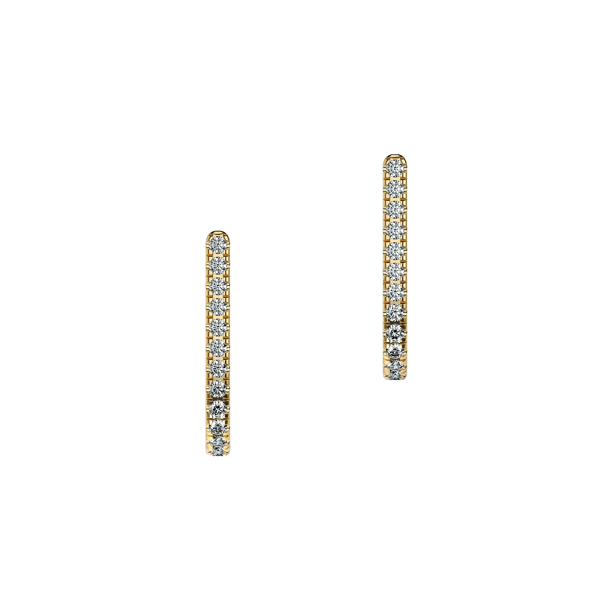 Fusion Diamond Hoop Earrings sold by Pascal Design Official product image thumbnail 2