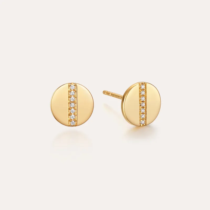 Petit Pavè Diamond Studs sold by Pascal Design Official