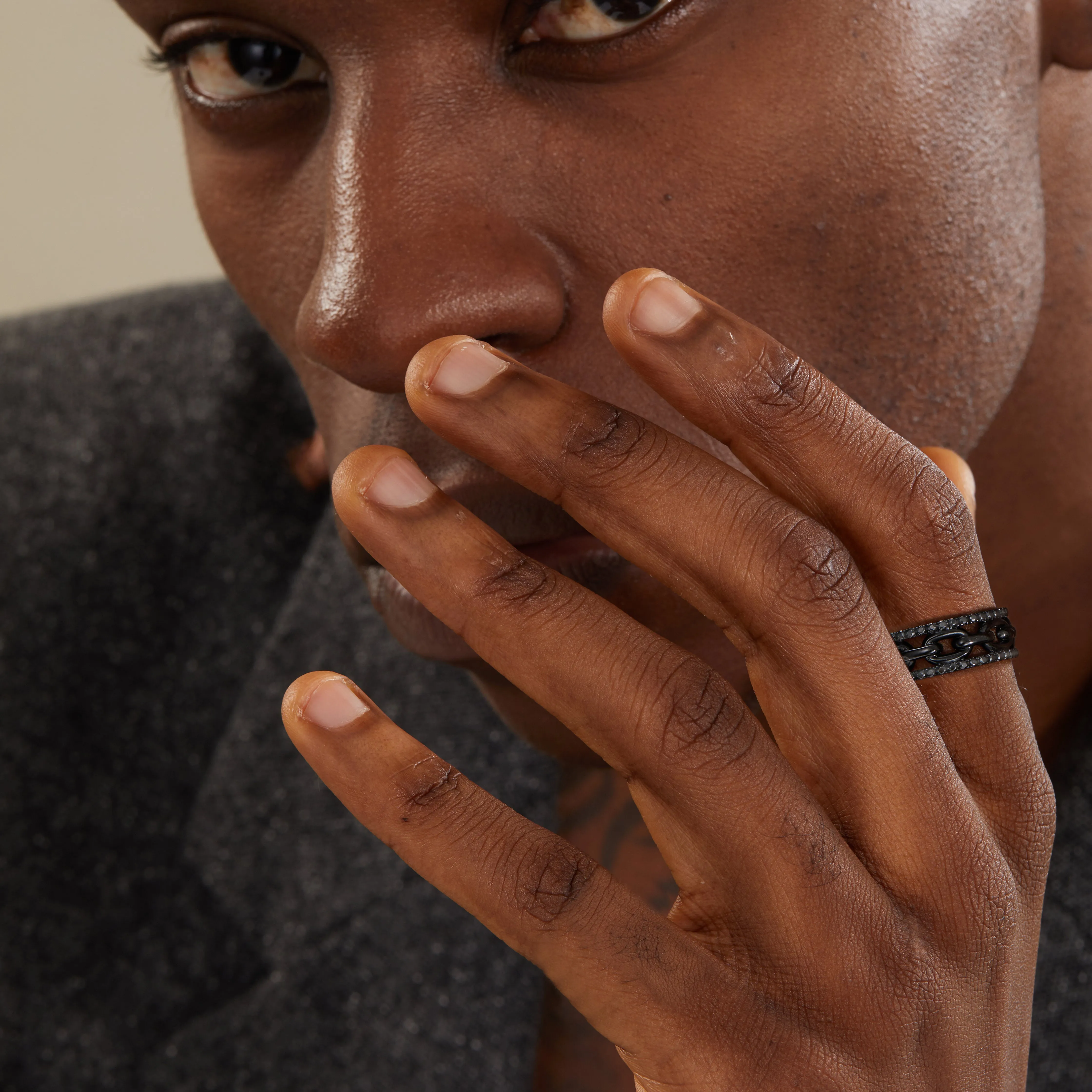 Fusion Black Diamond Ring sold by Pascal Design Official product image thumbnail 3