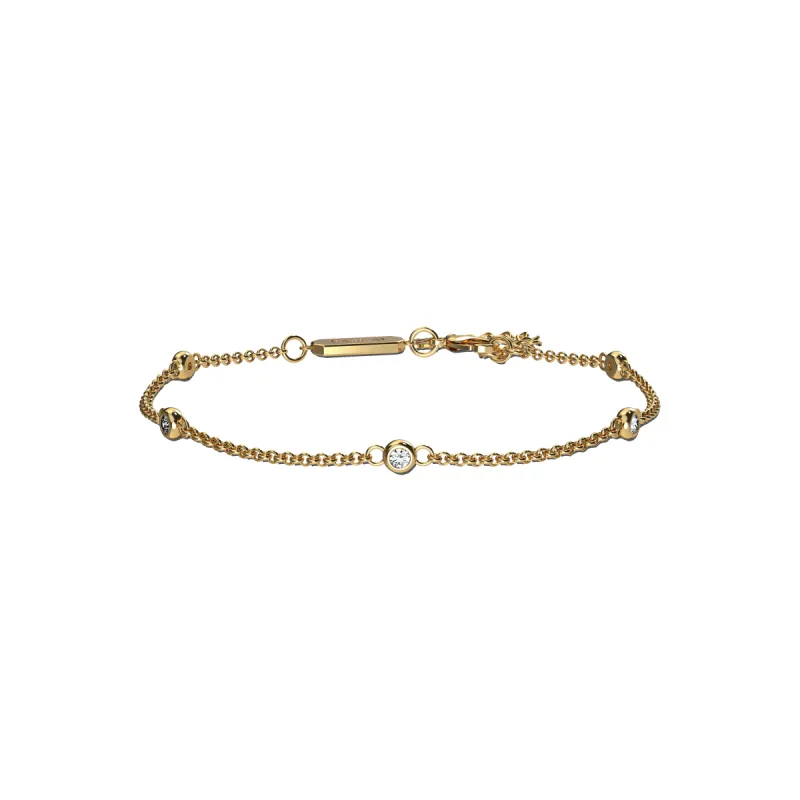 Classic Bezel Diamond Bracelet sold by Pascal Design Official