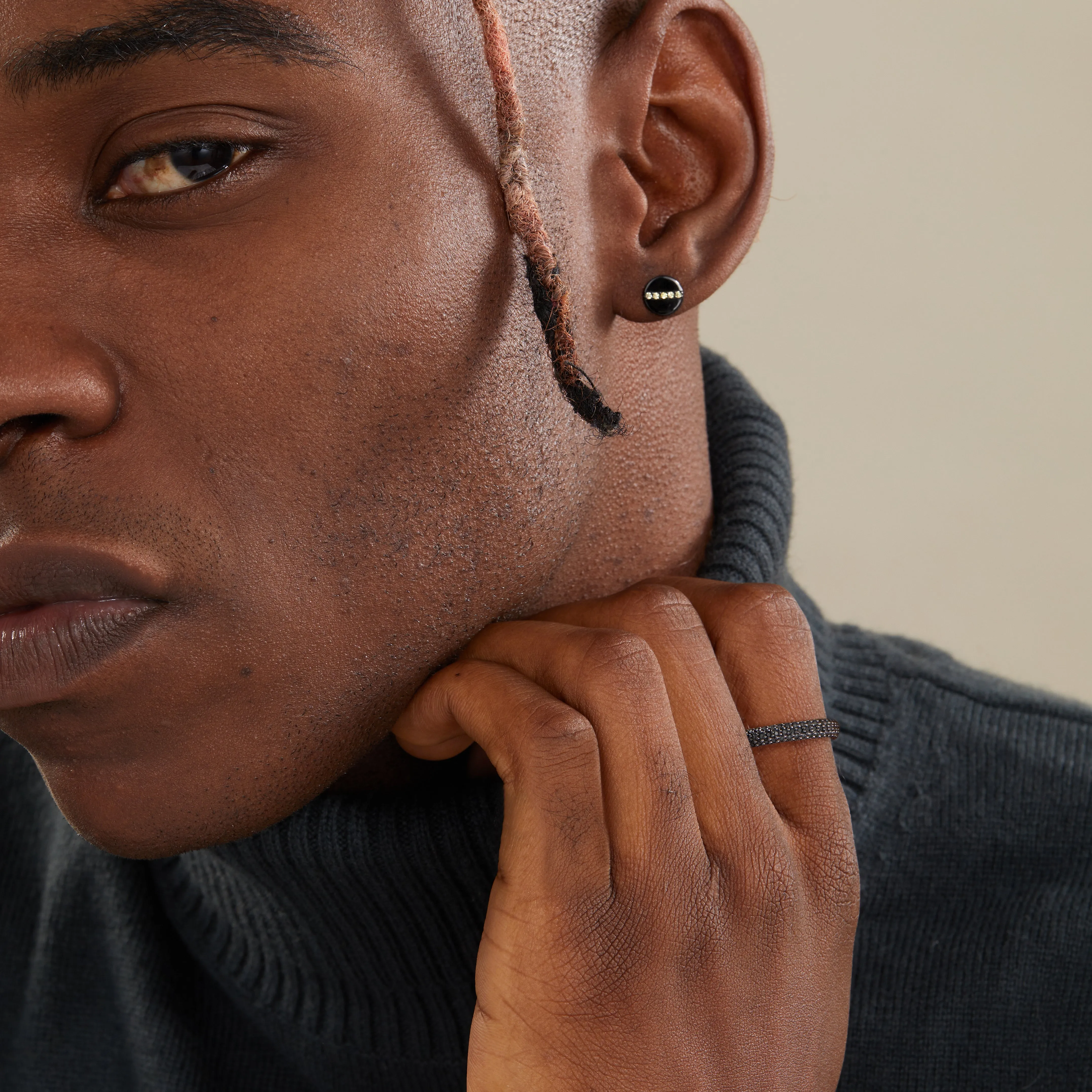 Classic Dual Row Black Diamond Eternity Ring sold by Pascal Design Official product image thumbnail 4