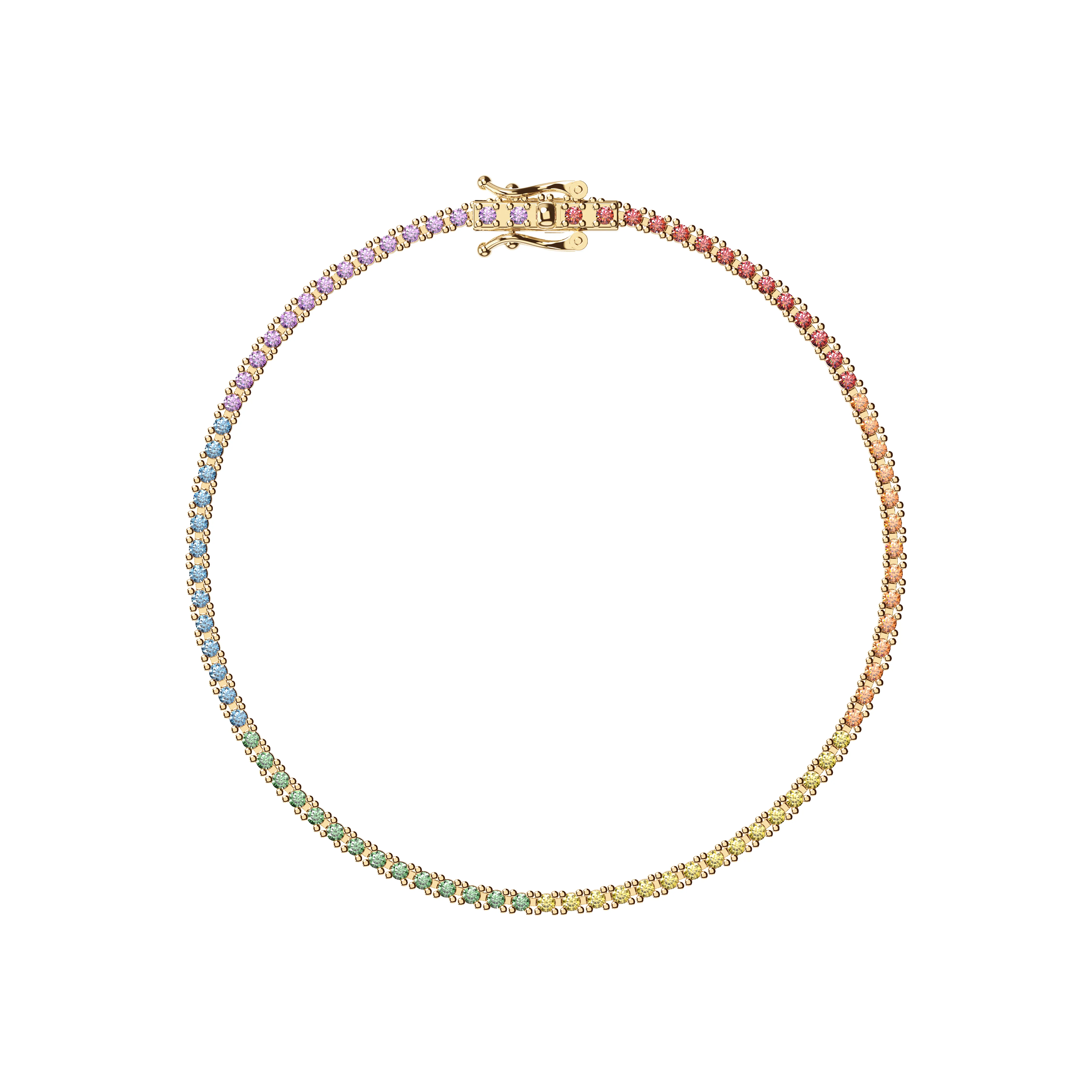 'Pride' Classic Diamond Tennis Bracelet, 1.5mm sold by Pascal Design Official