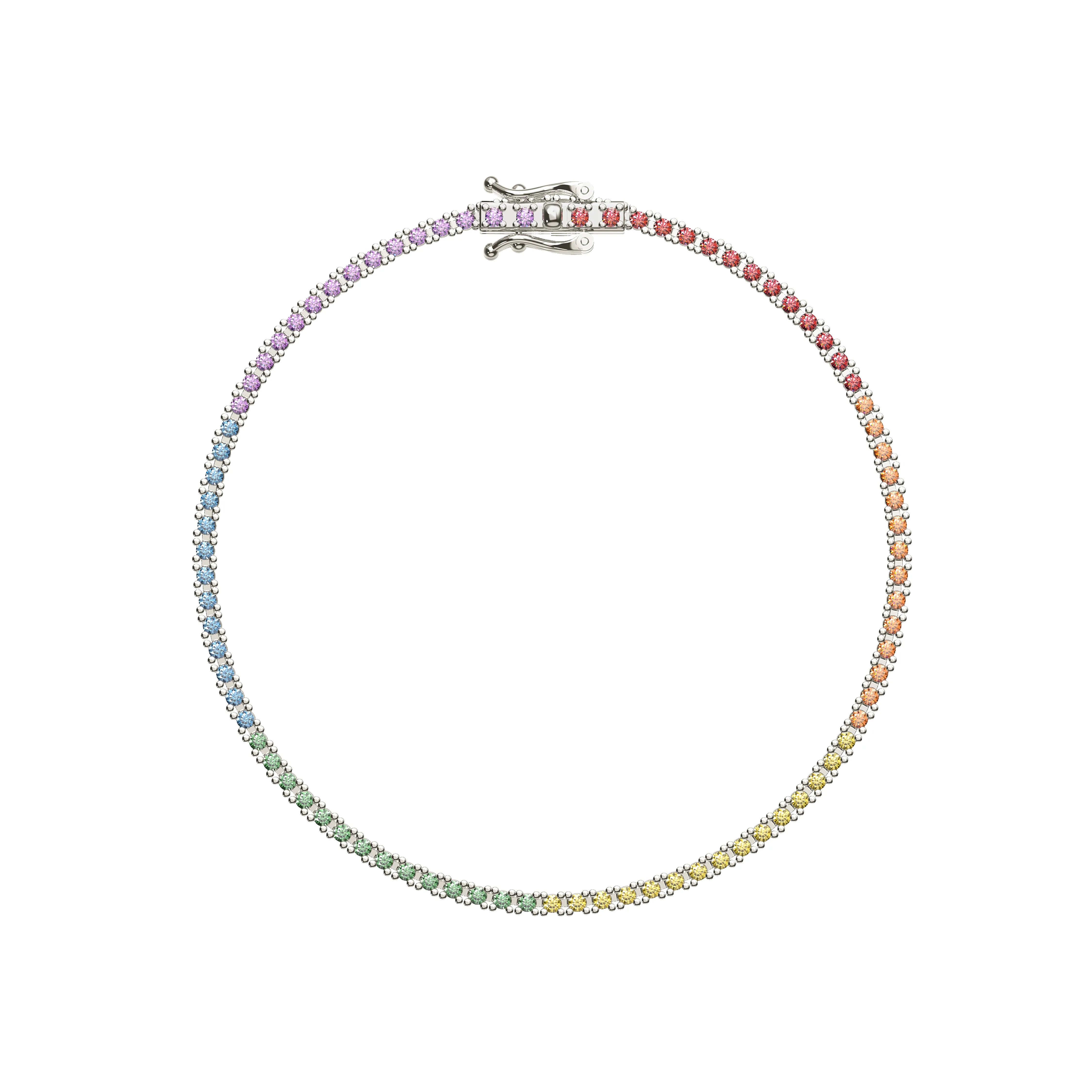 'Pride' Classic Diamond Tennis Bracelet, 1.5mm sold by Pascal Design Official product image thumbnail 5