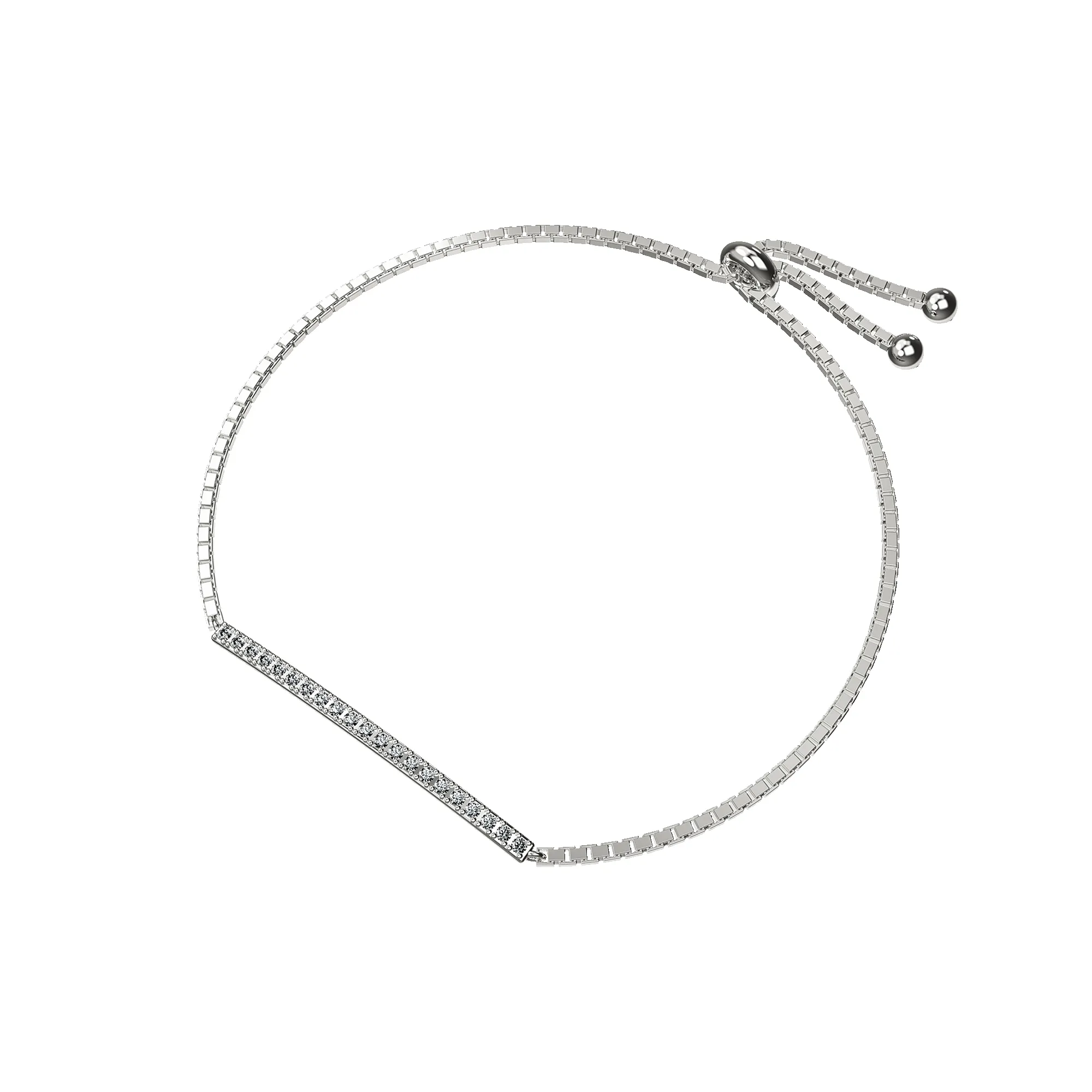 Fusion Diamond Adjustable Chain Bracelet sold by Pascal Design Official product image thumbnail 4