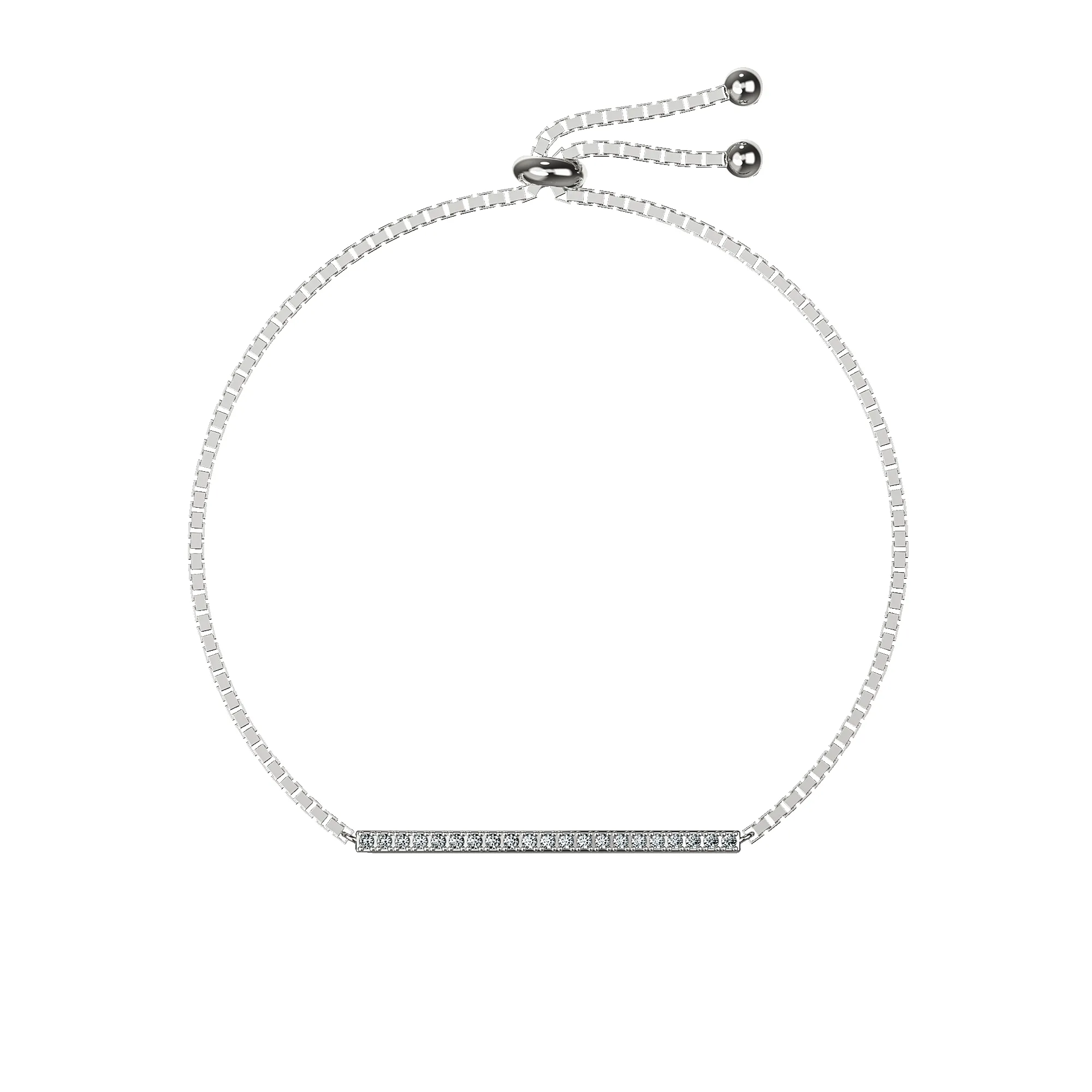 Fusion Diamond Adjustable Chain Bracelet sold by Pascal Design Official product image thumbnail 2