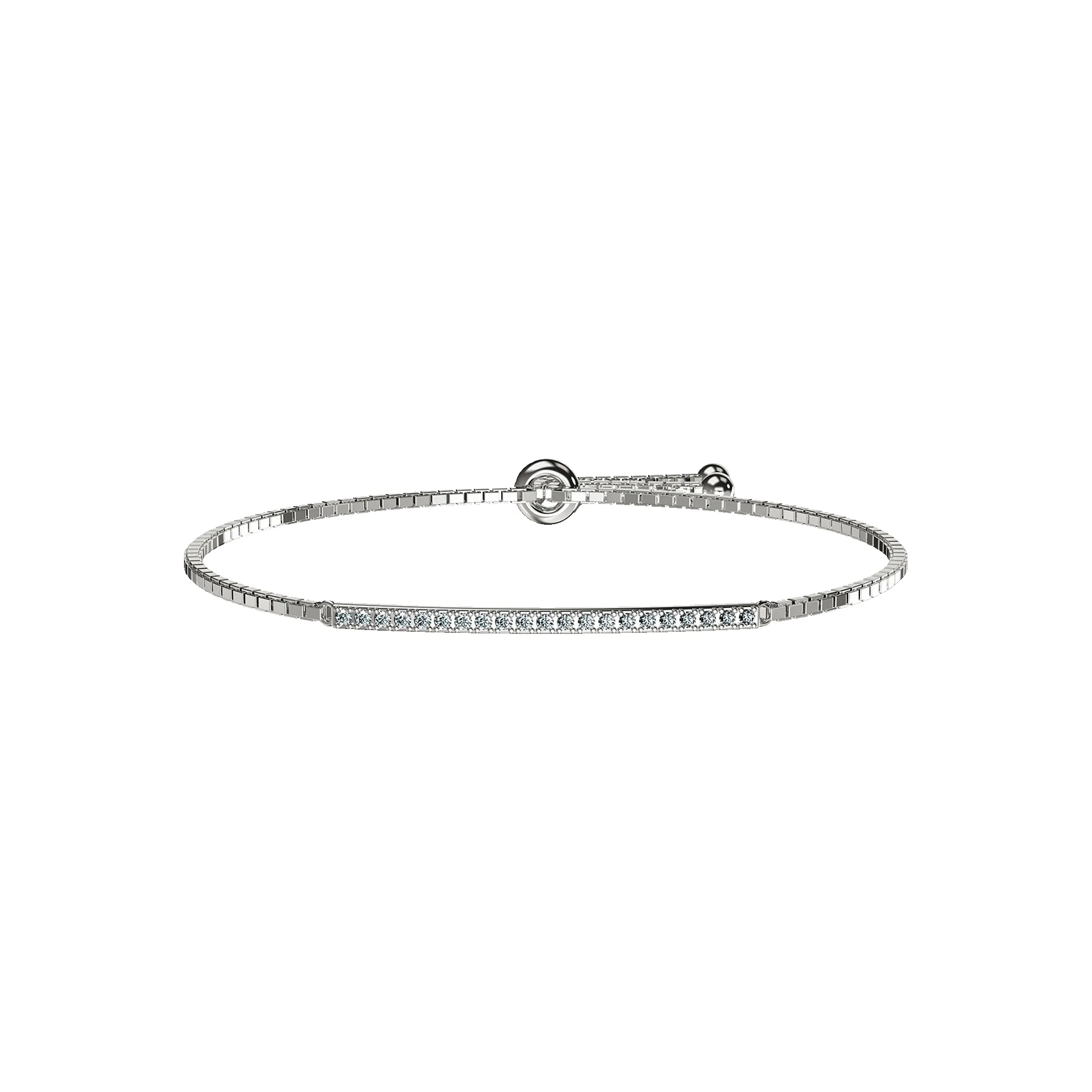 Fusion Diamond Adjustable Chain Bracelet sold by Pascal Design Official