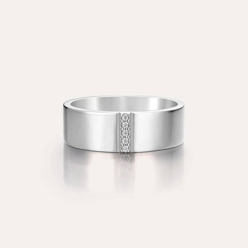 Pave Linear Diamond Ring sold by Pascal Design Official