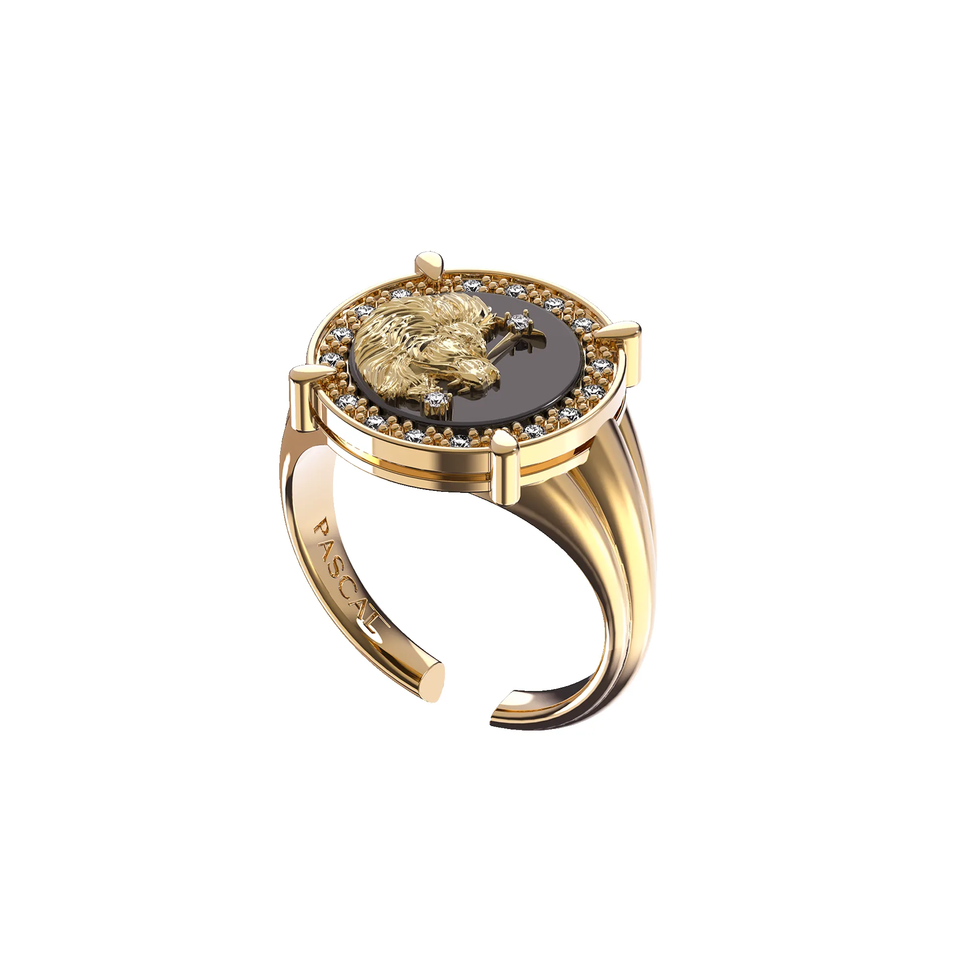 Leo Agate Diamond Ring sold by Pascal Design Official product image thumbnail 2