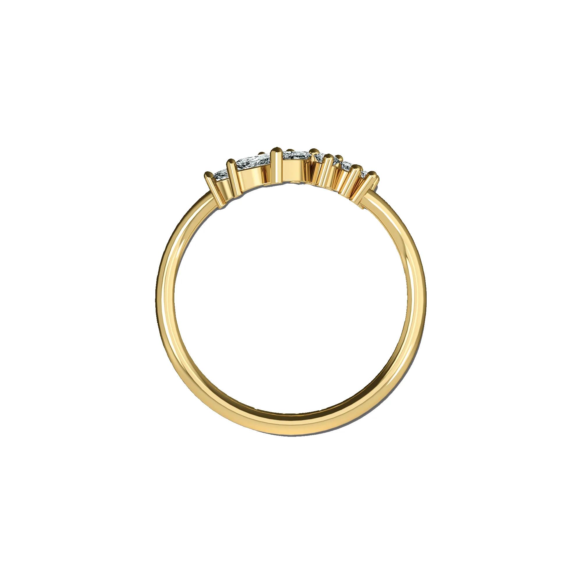 Cluster Marquise Diamond Ring sold by Pascal Design Official product image thumbnail 4