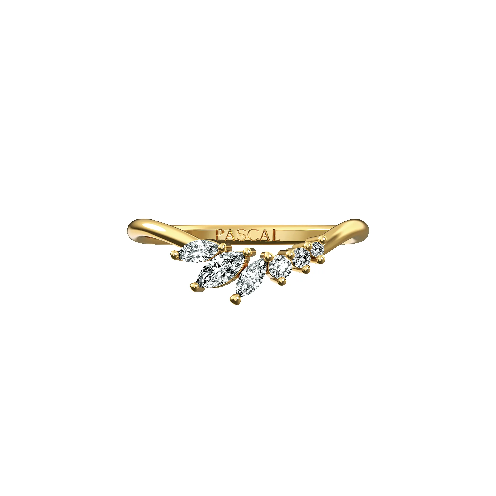 Cluster Marquise Diamond Ring sold by Pascal Design Official
