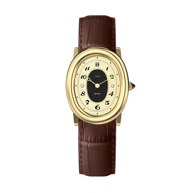 Oval Bubble Diamond Watch (24mm x 30mm) sold by Pascal Design Official