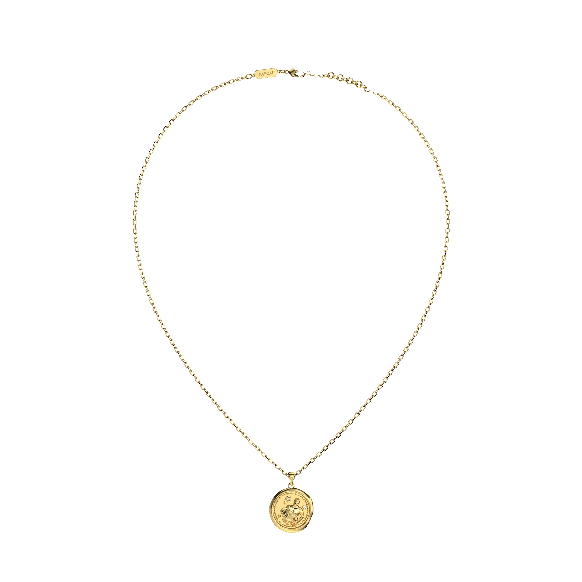 AstroSeal Aquarius Diamond Necklace sold by Pascal Design Official product image thumbnail 4