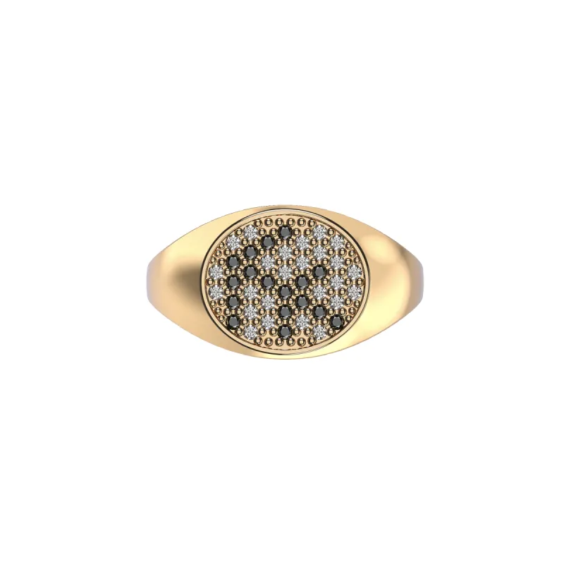 Mèlange Sagittarius Diamond Pinky Ring sold by Pascal Design Official