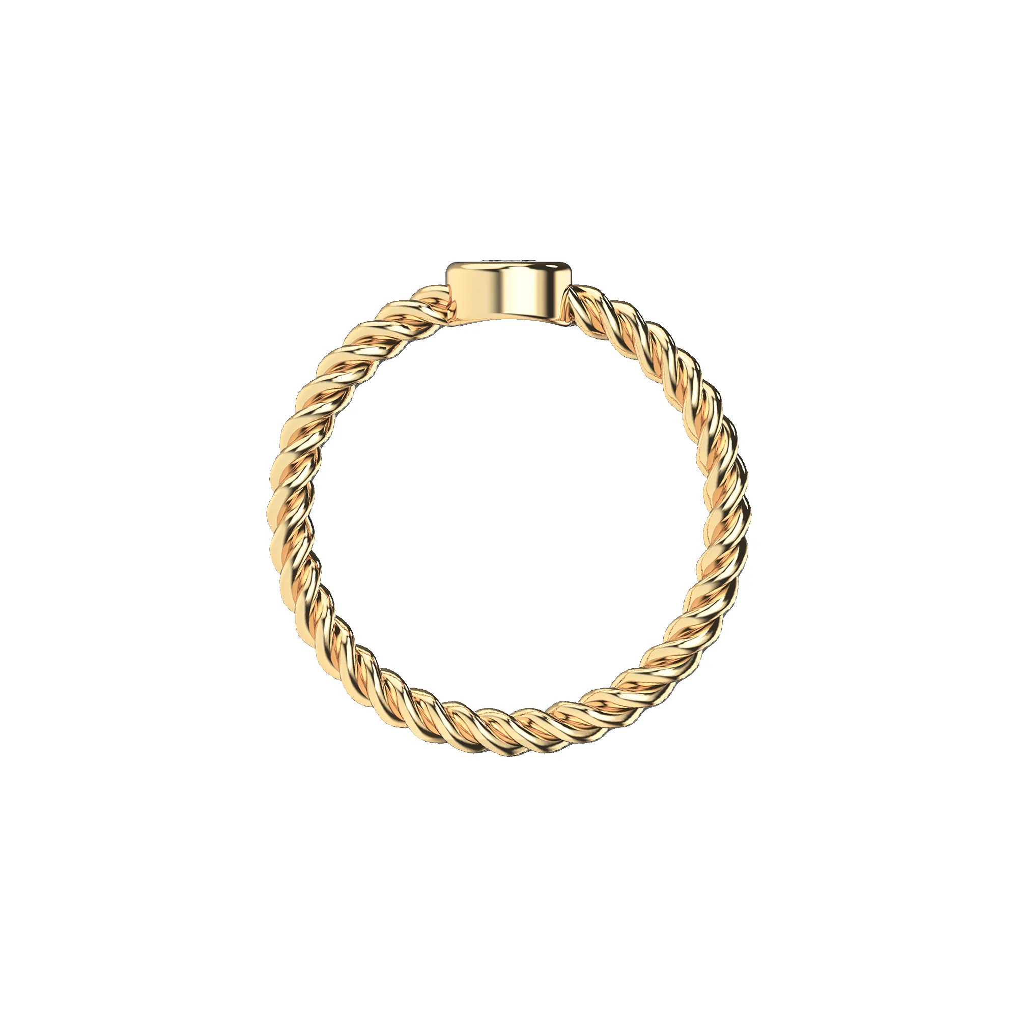 Twine Bezel Diamond Ring sold by Pascal Design Official product image thumbnail 4