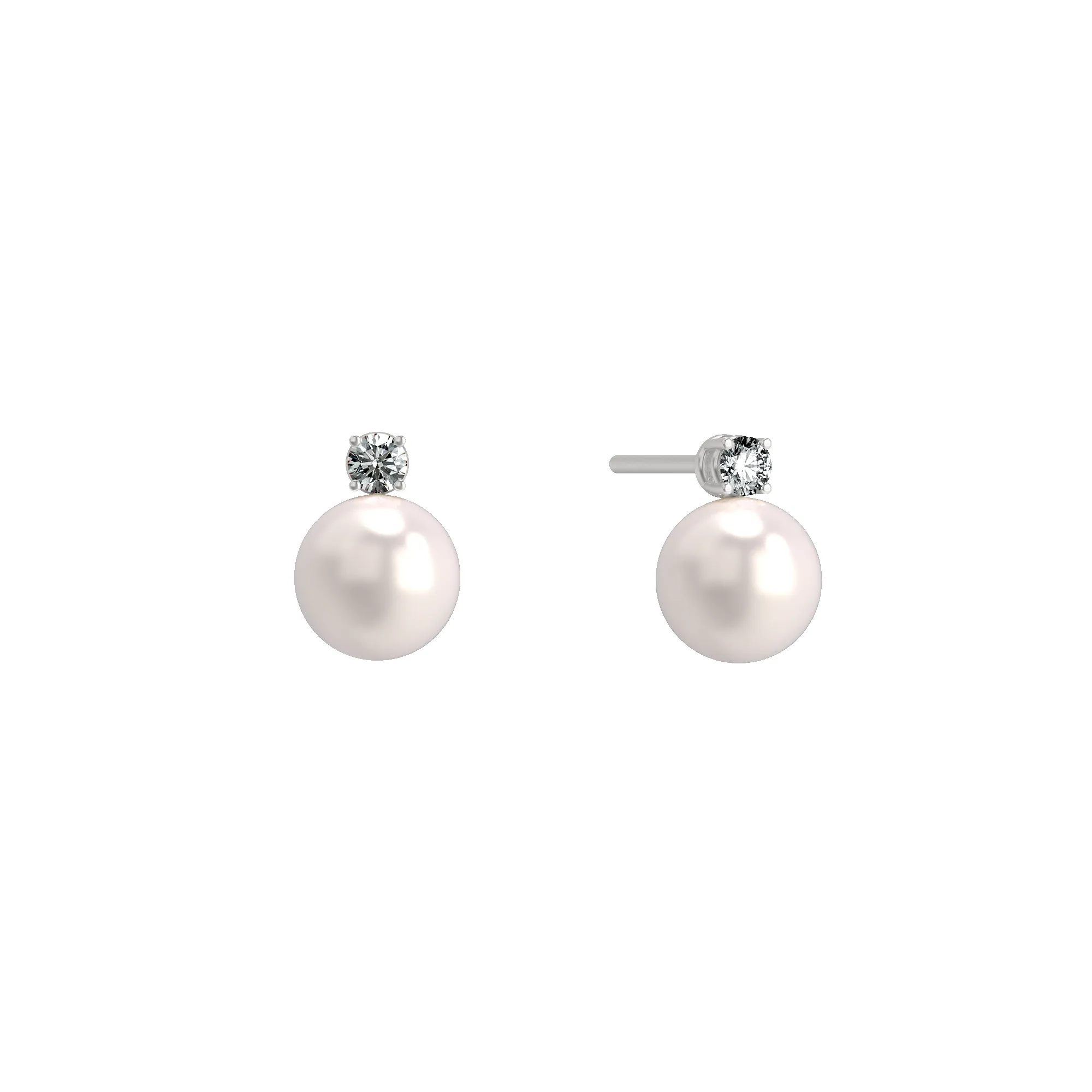 Classic Elegant Pearl Diamond Earrings sold by Pascal Design Official product image thumbnail 5
