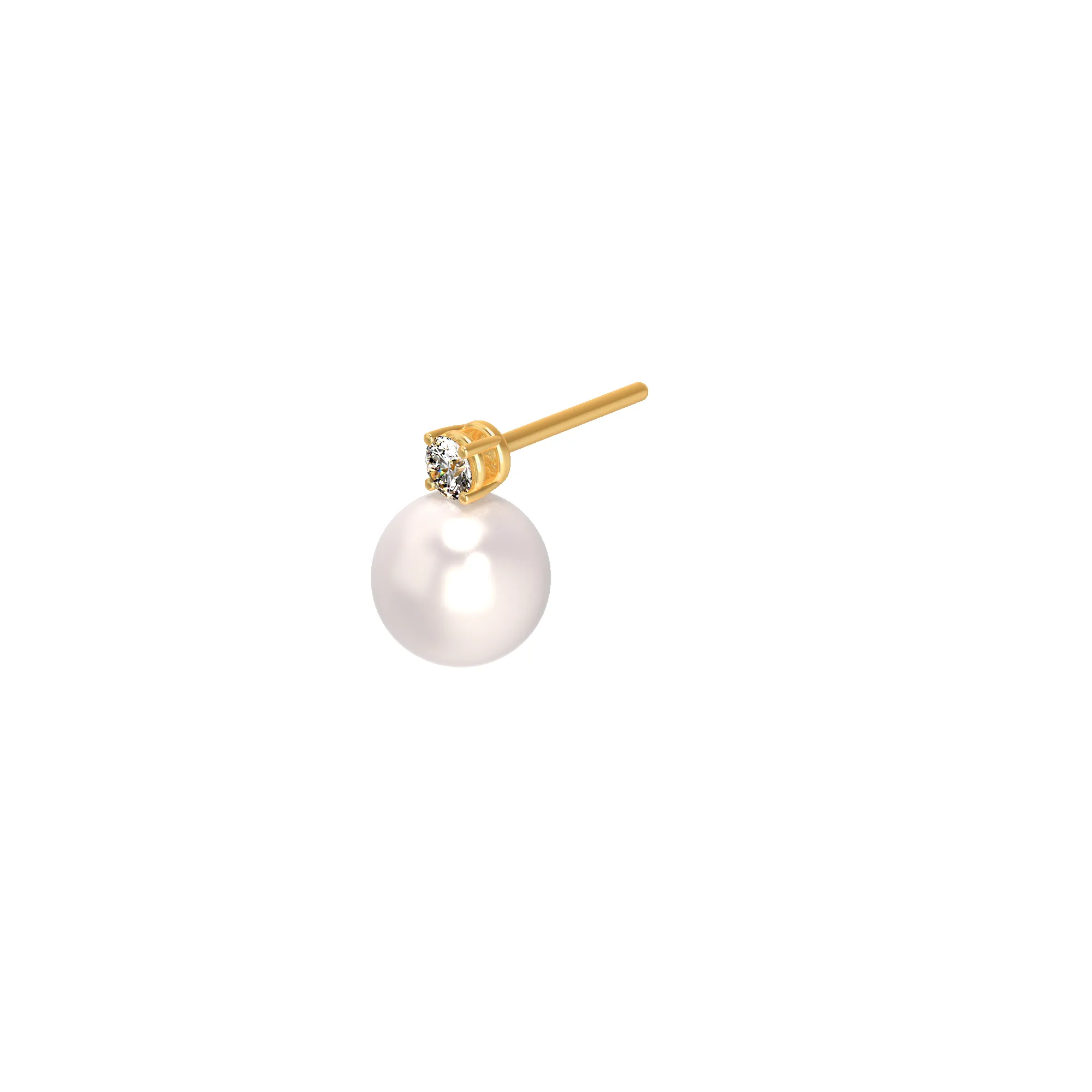 Classic Elegant Pearl Diamond Earrings sold by Pascal Design Official product image thumbnail 2