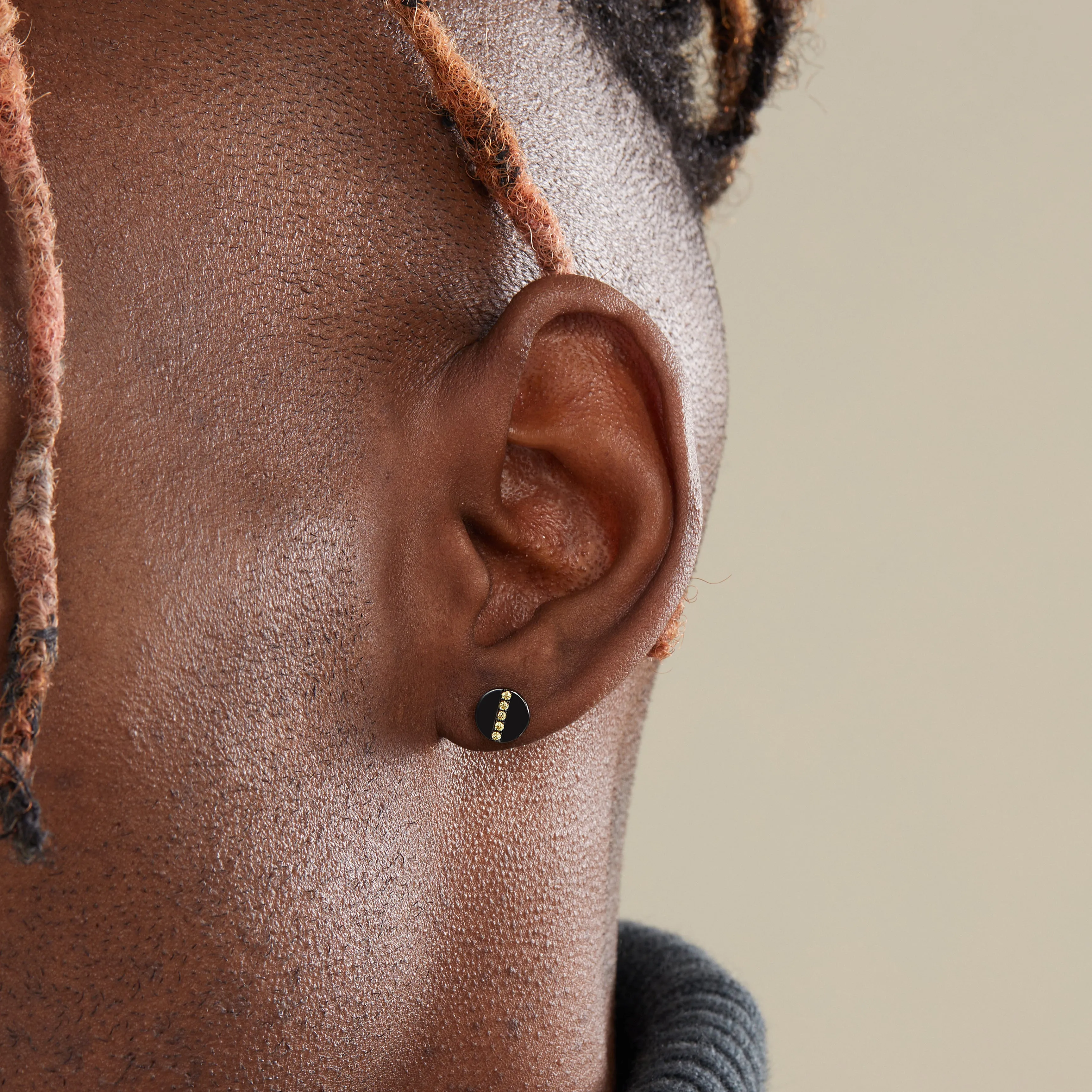 Petit Pavè Black Diamond Studs sold by Pascal Design Official product image thumbnail 5